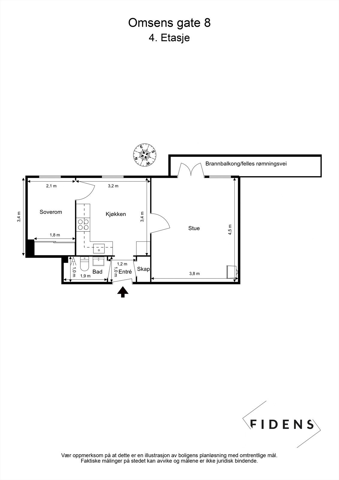 Plantegning Galleribilde