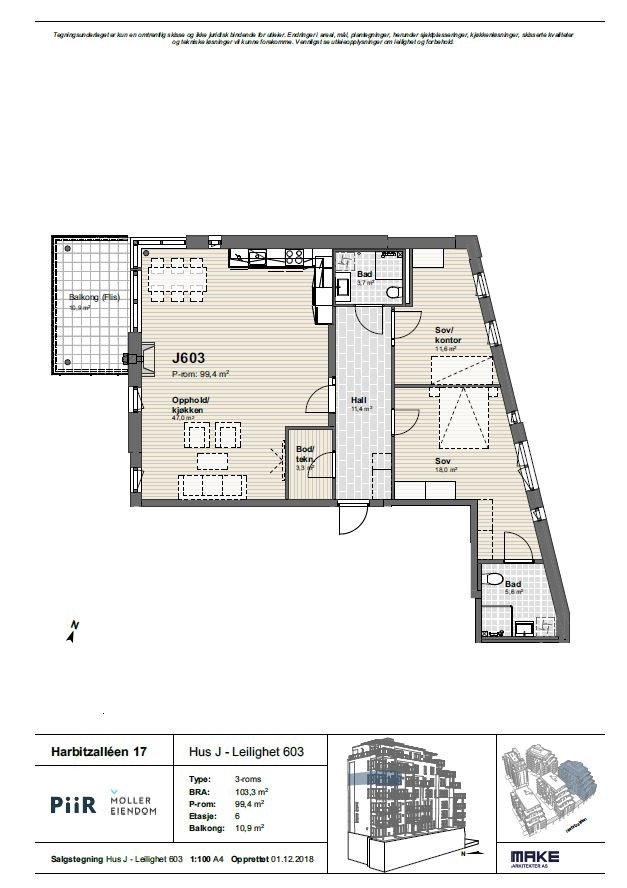 Plantegning Galleribilde