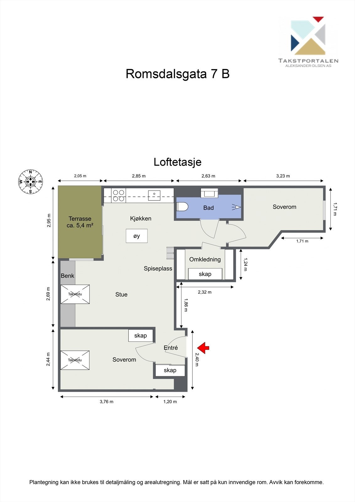 Plantegning Galleribilde