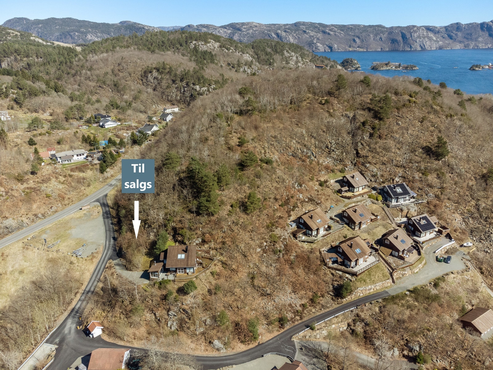 Plassering av tomt 1 Galleribilde