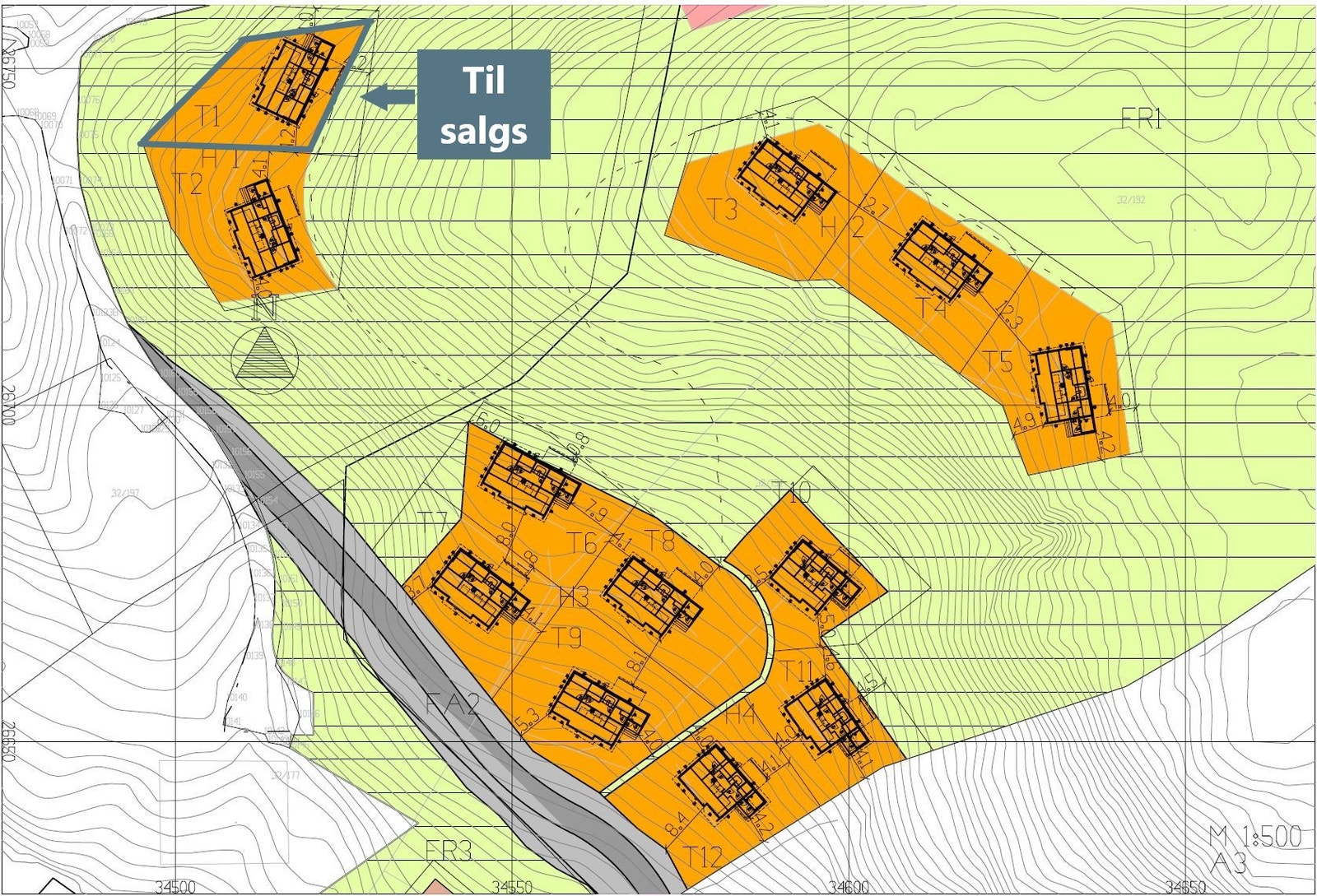 Situasjonsplan Galleribilde
