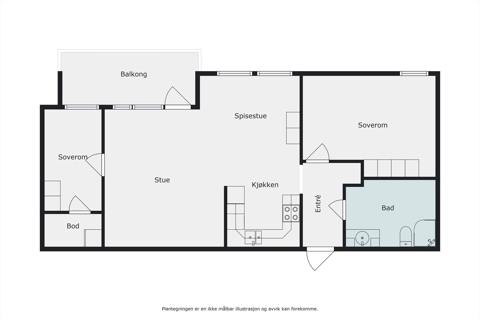 Plantegning Galleribilde