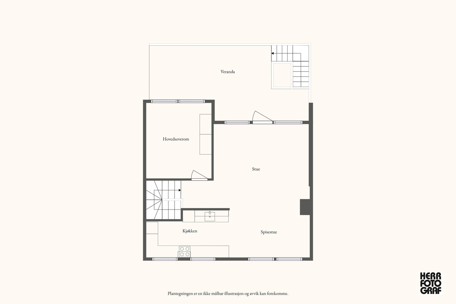 Plantegning 2.etasje Galleribilde
