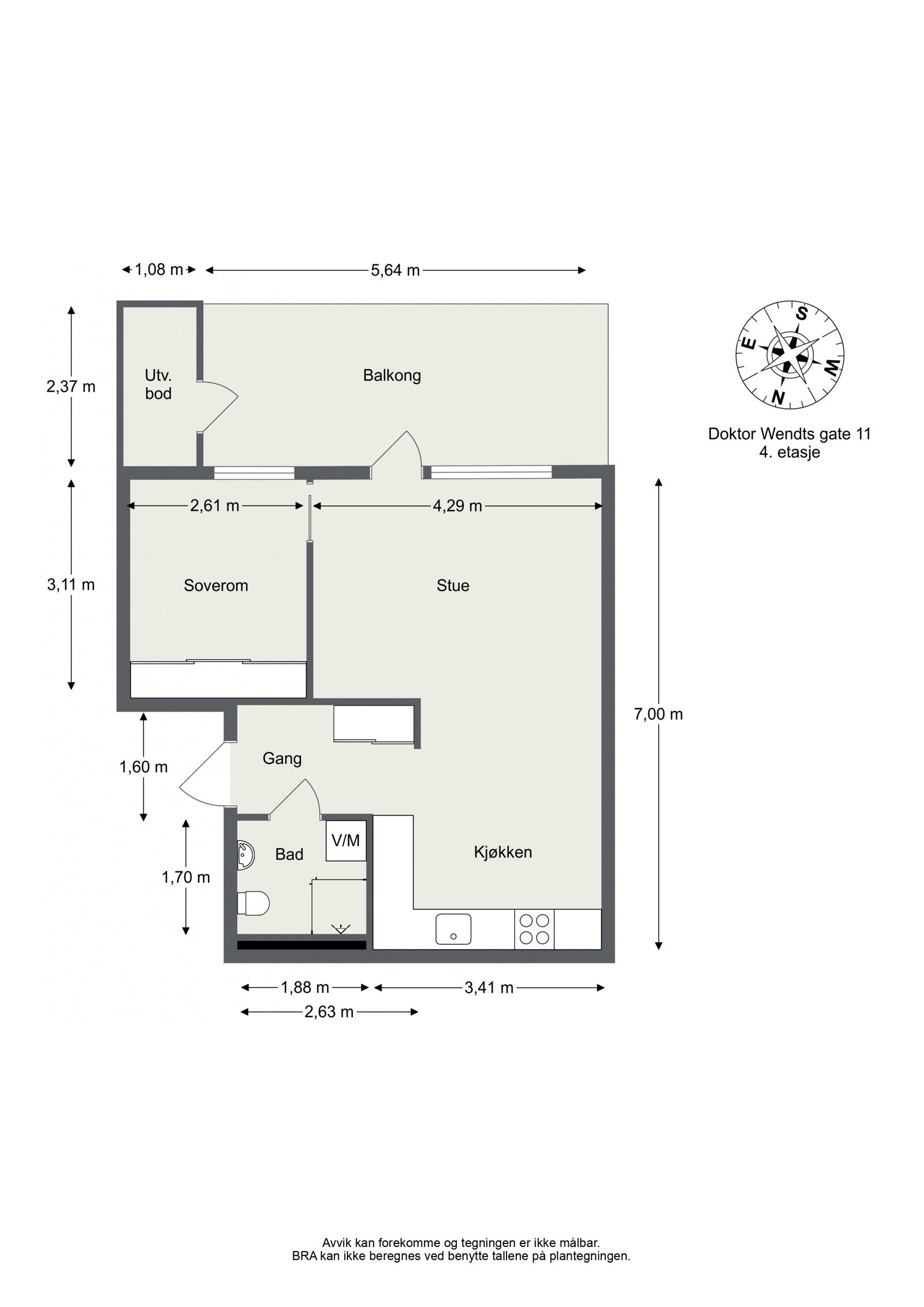 Plantegning Galleribilde