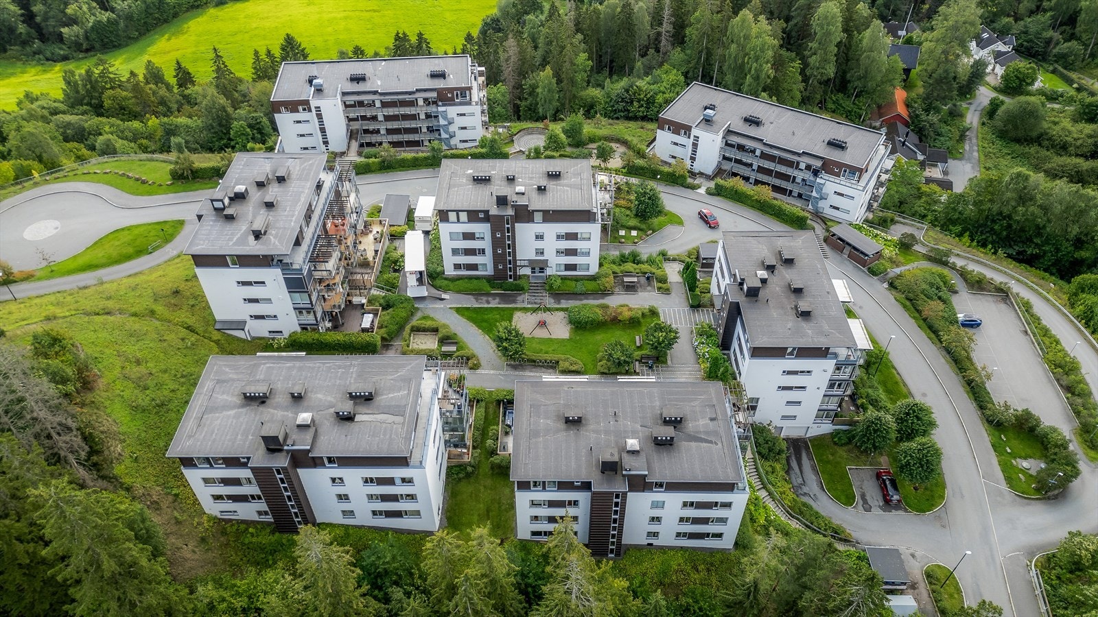 Åstadryggen ligger i blindvei uten gjennomgangstrafikk. Galleribilde