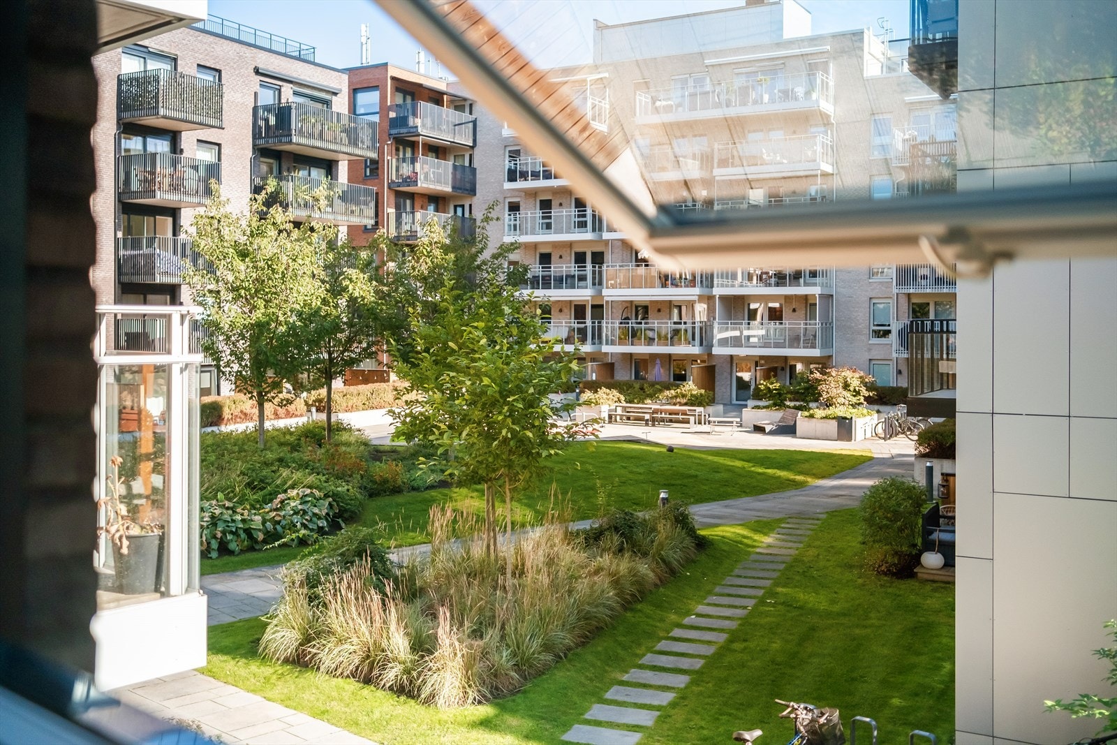 Trivelig utsyn fra hovedsoverommet. Galleribilde
