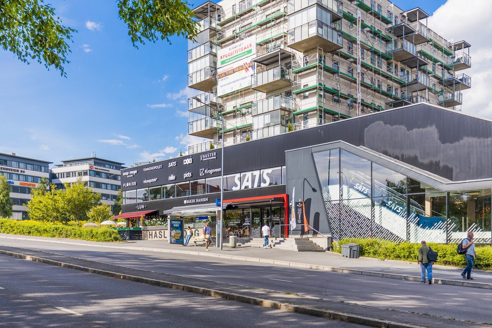 Hasle torg har alt du trenger i det daglige og litt mer. Galleribilde