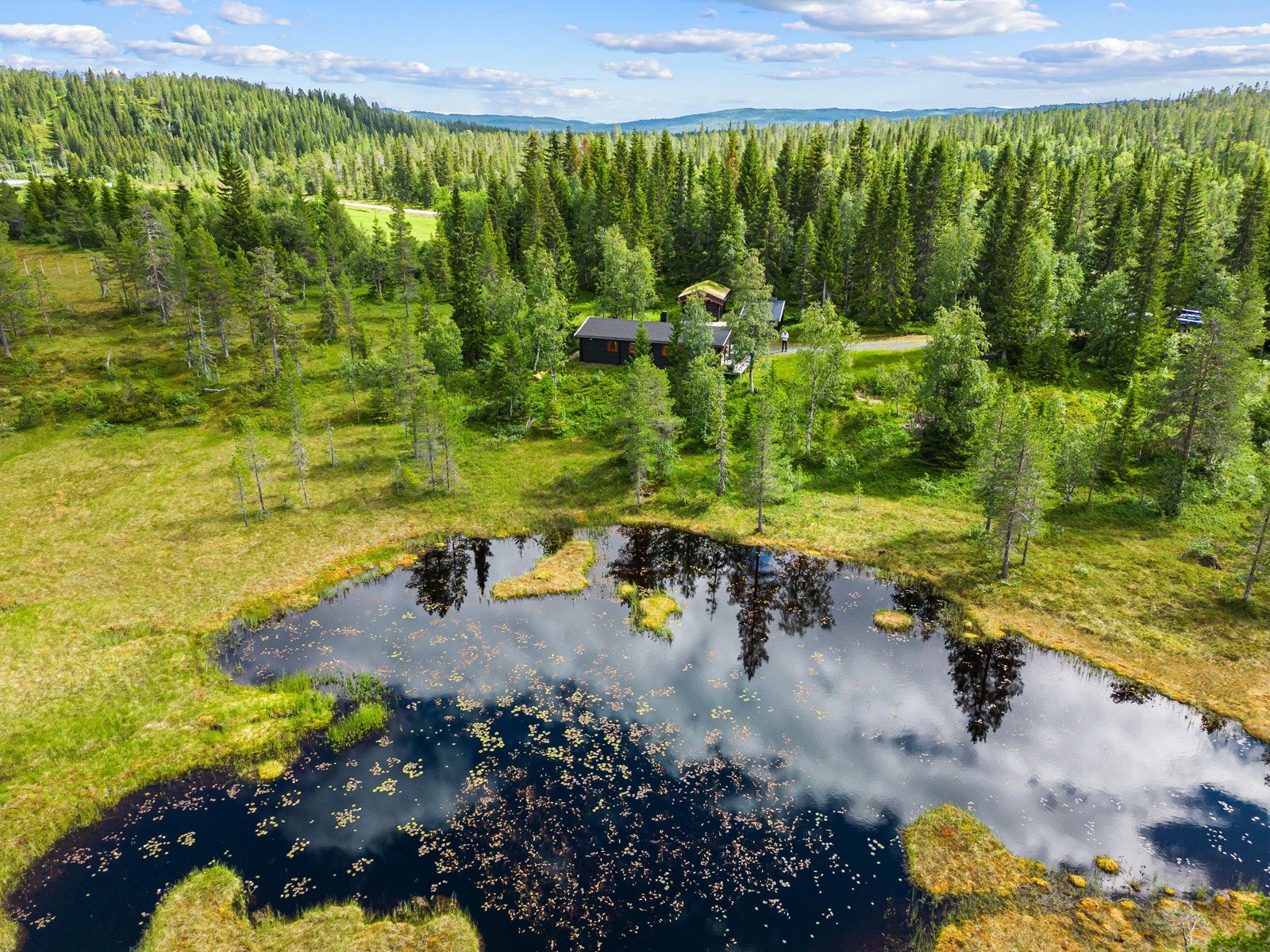 Dronefoto Galleribilde