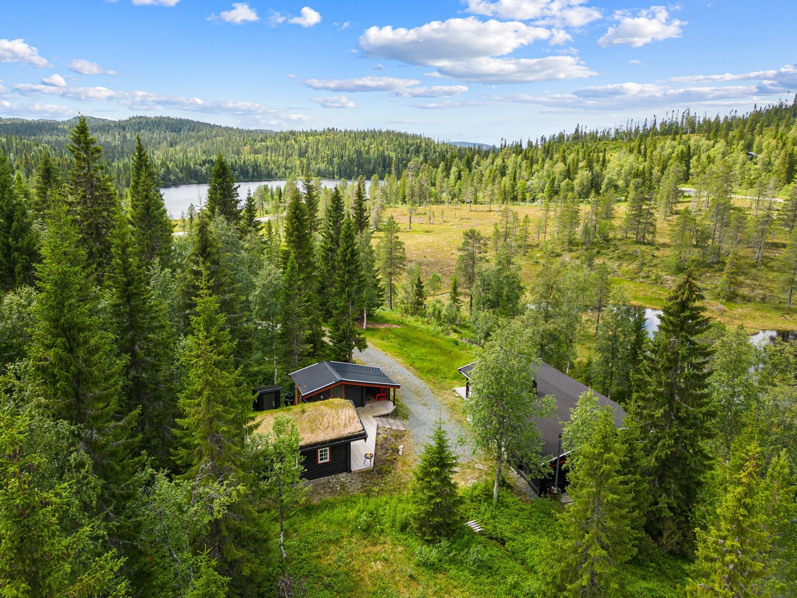 Dronefoto Galleribilde