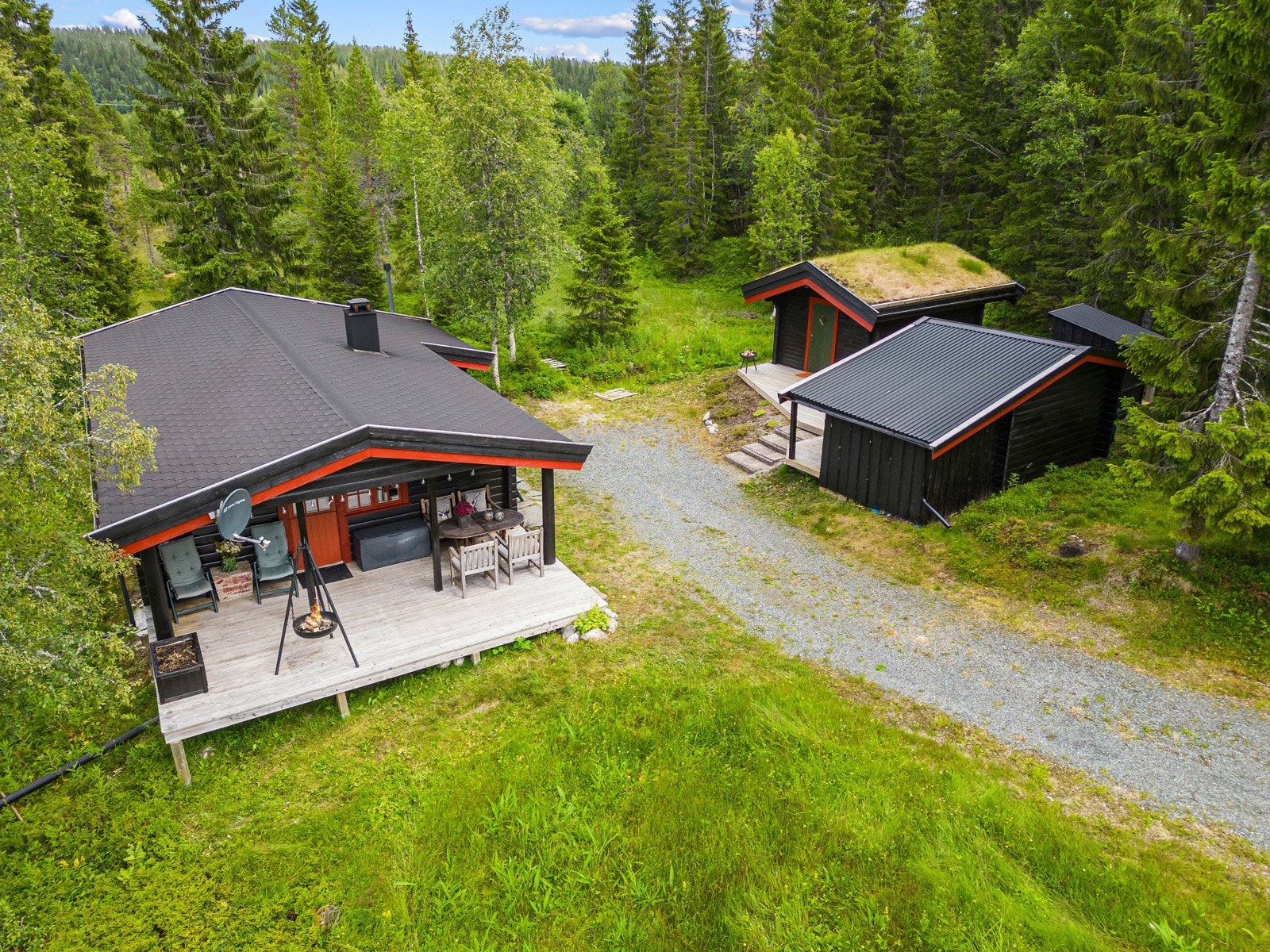 Dronefoto Galleribilde