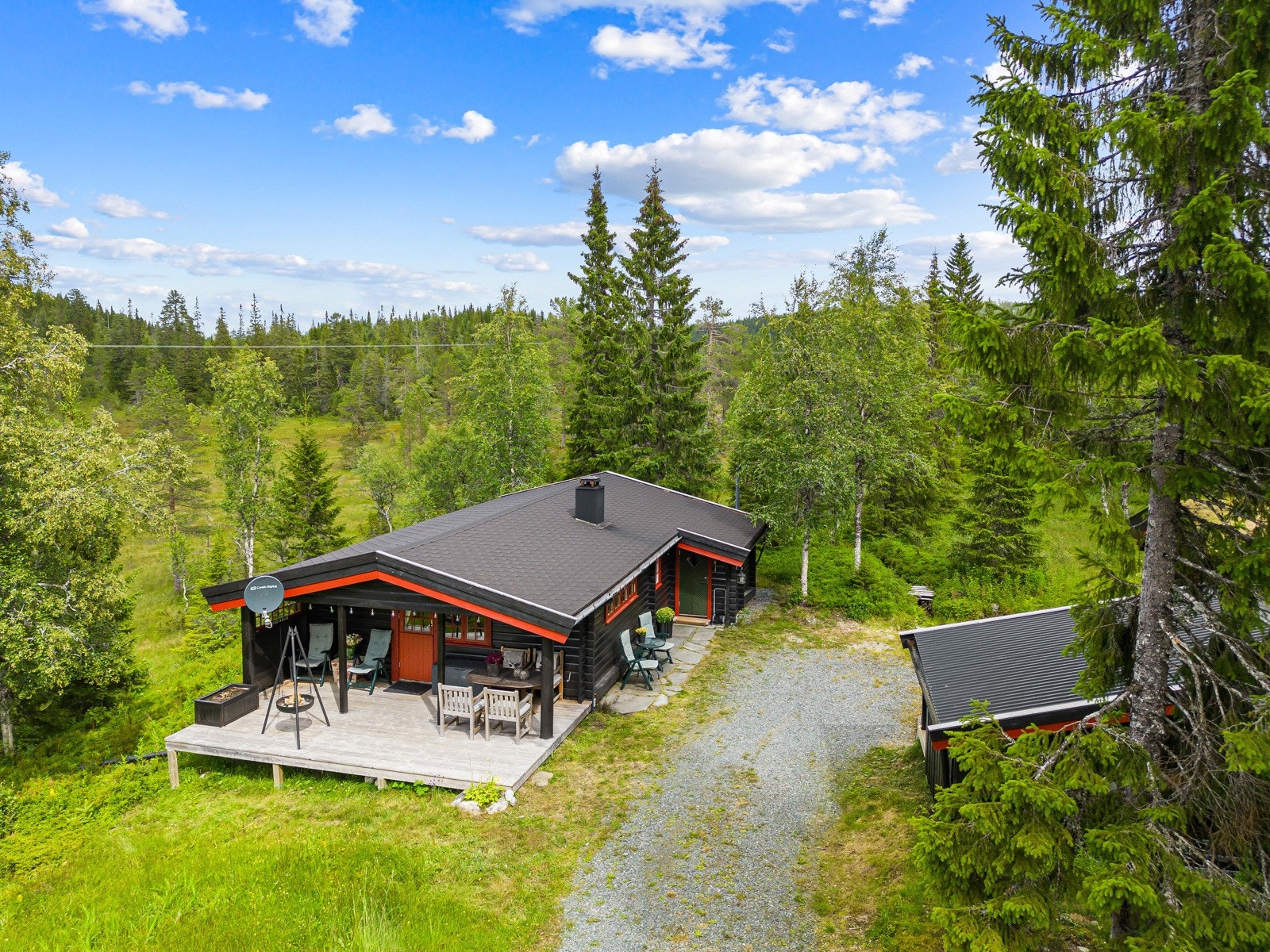 Dronefoto Galleribilde