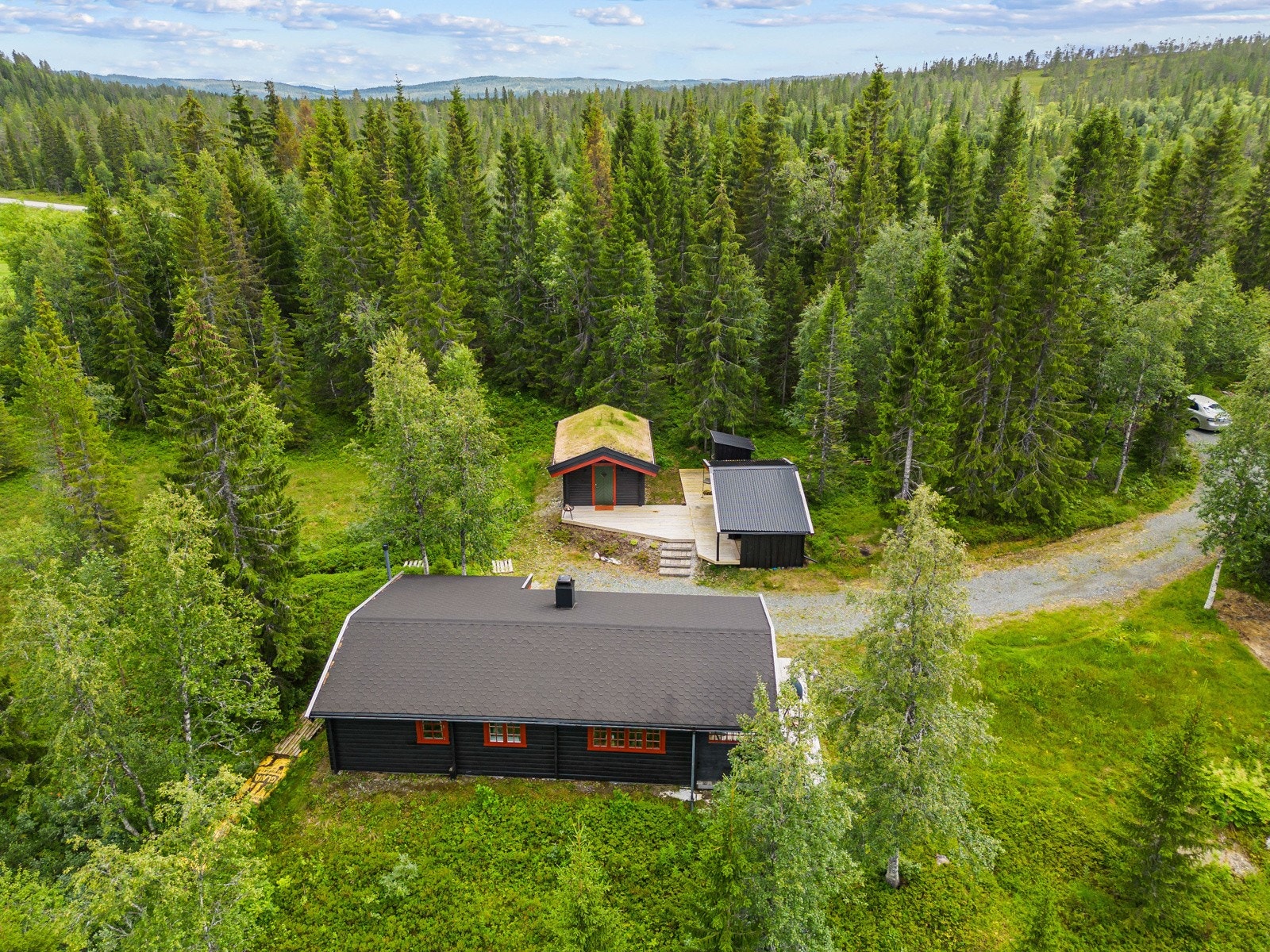 Dronefoto Galleribilde