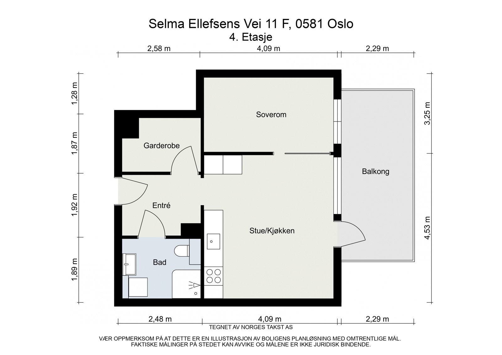 Plantegning Galleribilde