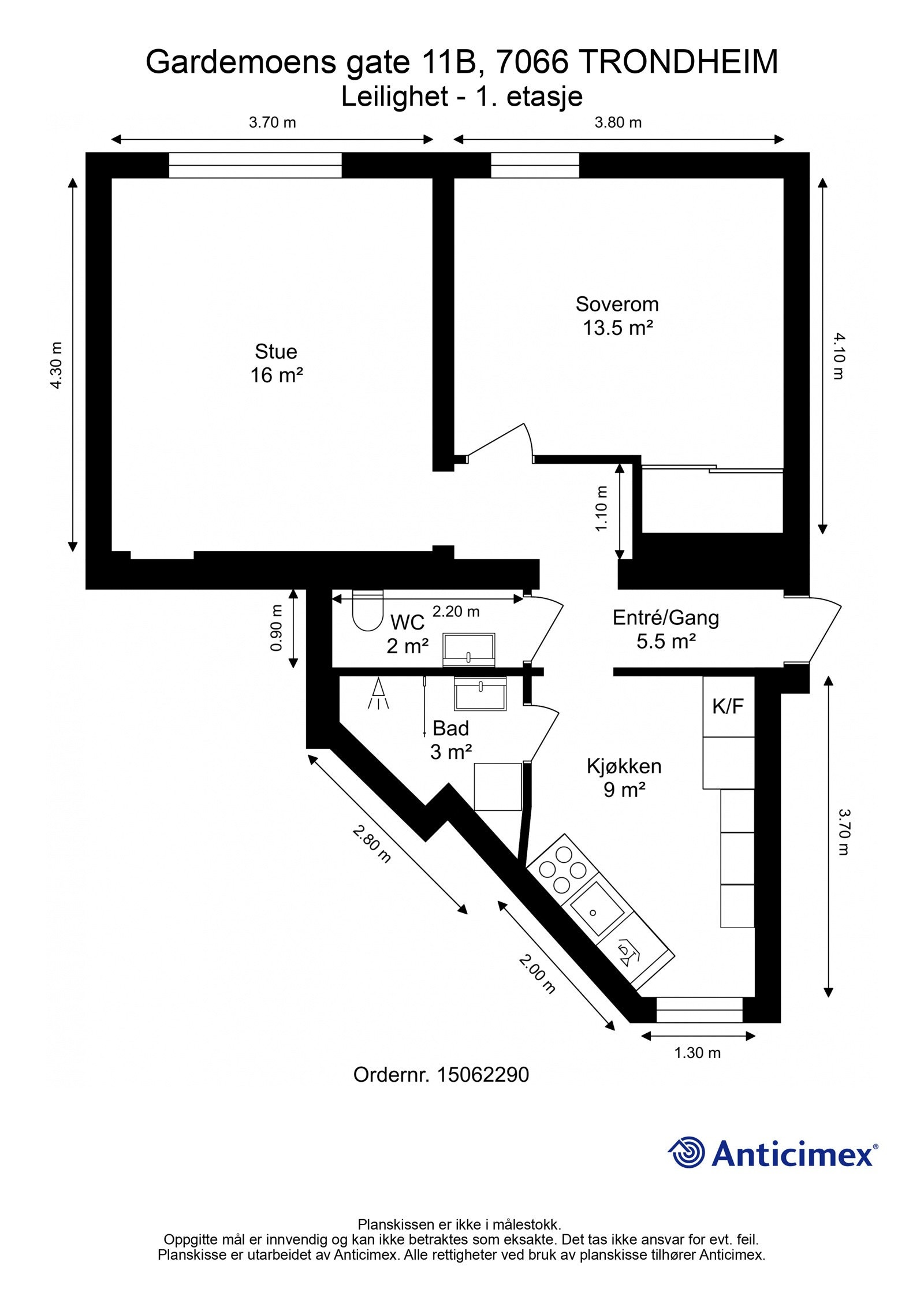 Plantegning. Galleribilde