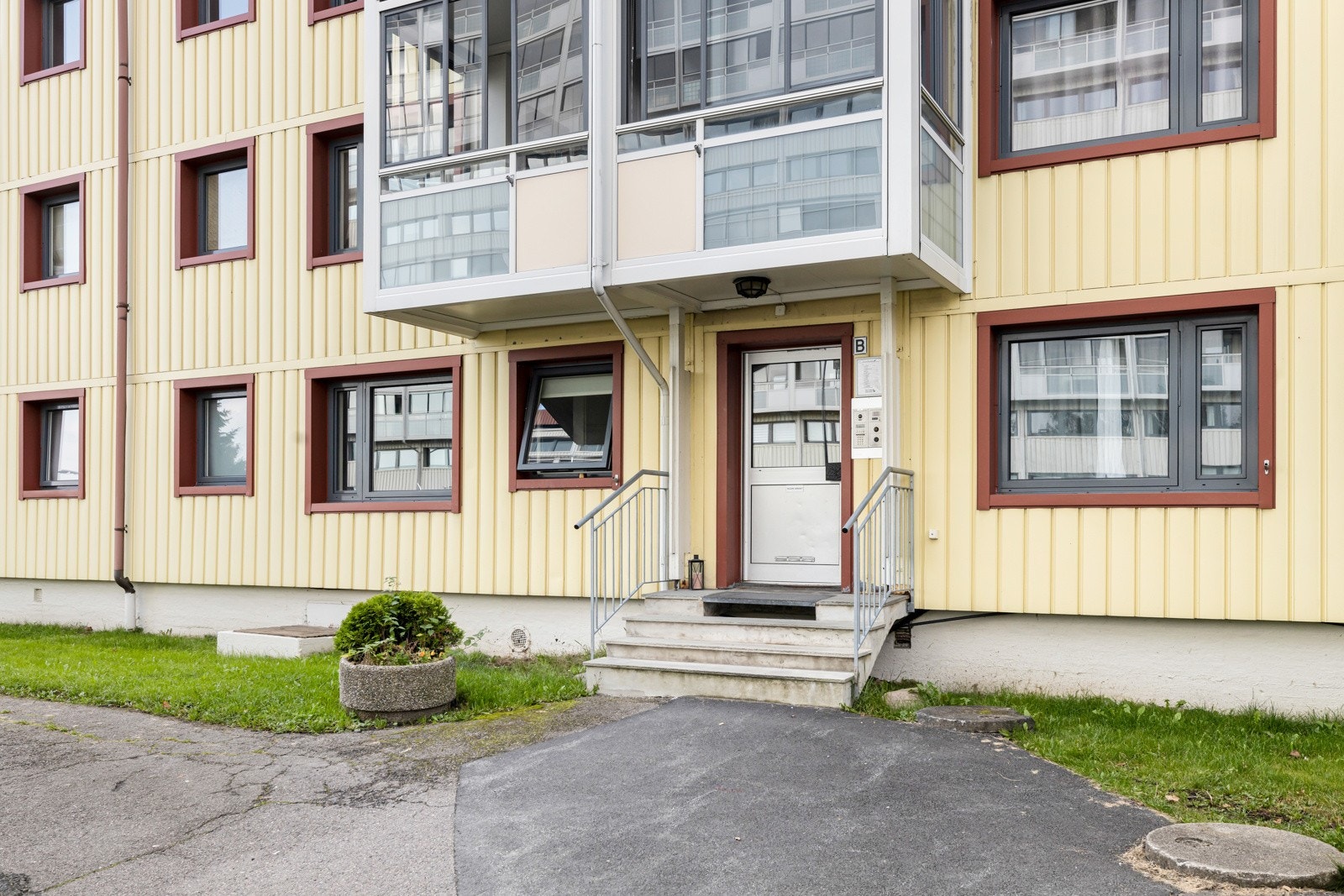 Borettslaget er veldrevet og har blant annet felles trimrom. Galleribilde