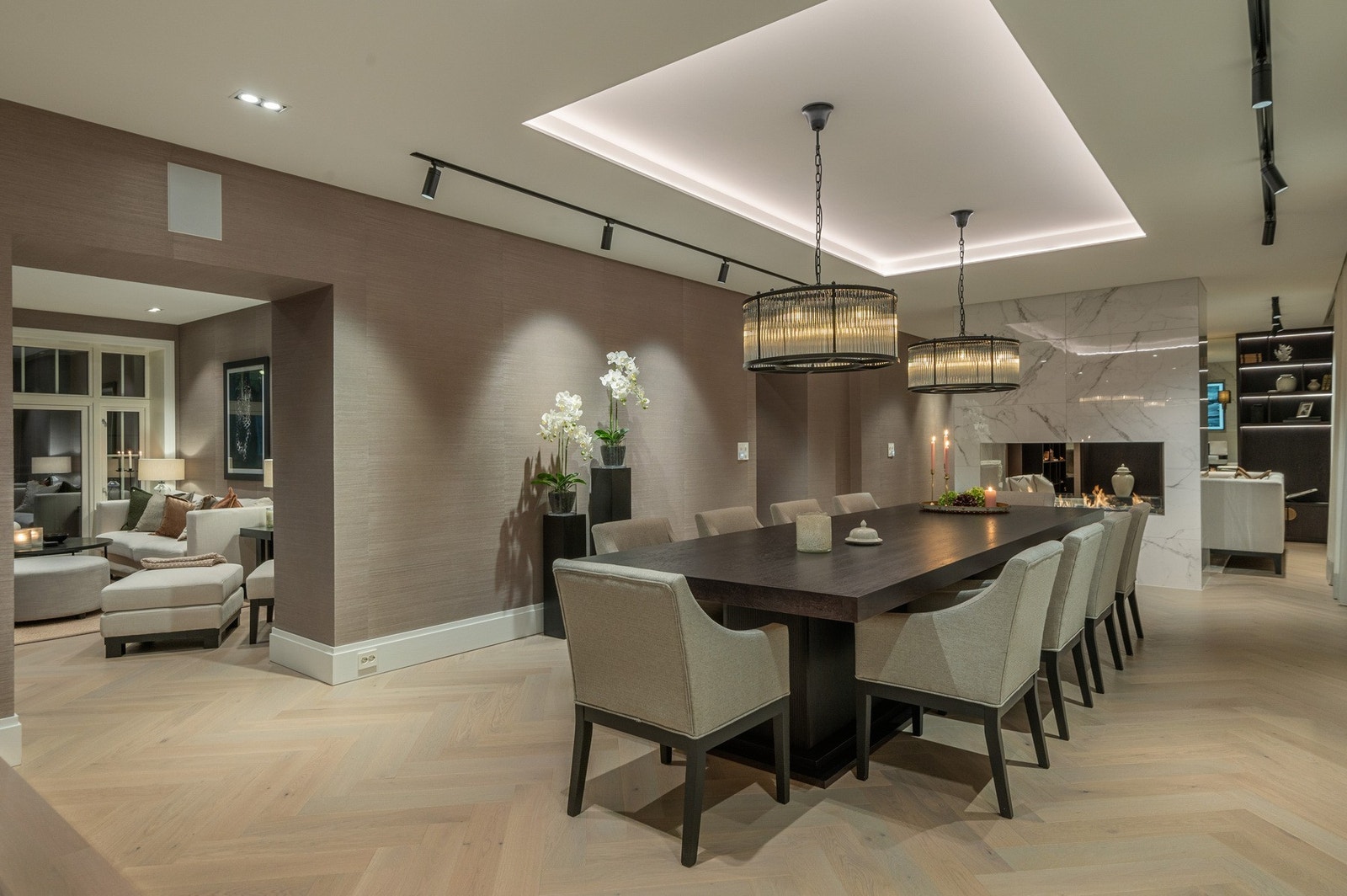 Leiligheten er nøye gjennomtenkt og byr på mange "soner". Galleribilde