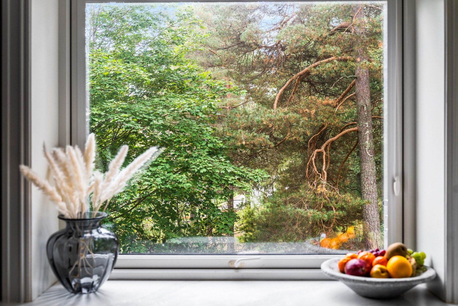 Stort vindu som gir rommet rikelig med naturlig lys og en åpen, luftig følelse. Galleribilde