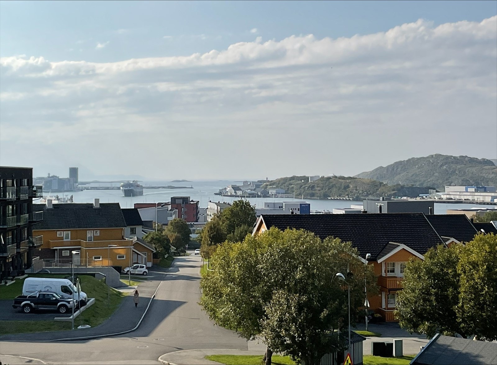 Privat foto tatt av innseilingen. Galleribilde