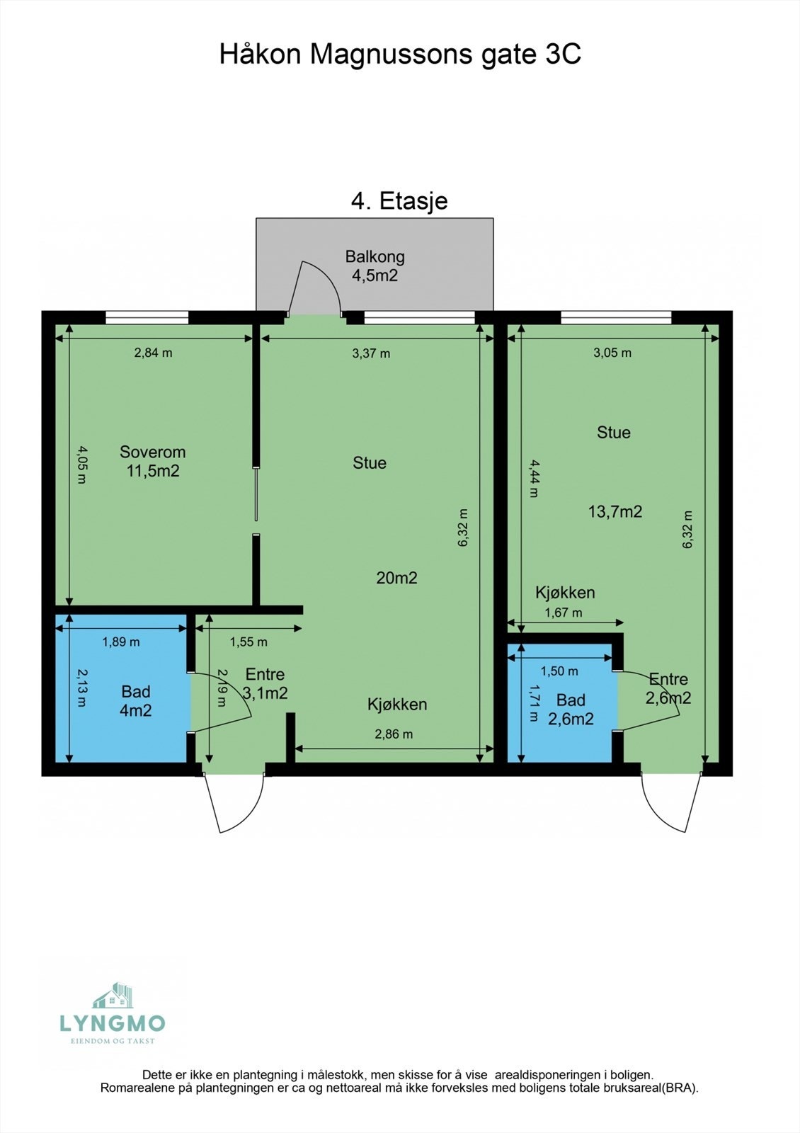 Planskisse. Galleribilde