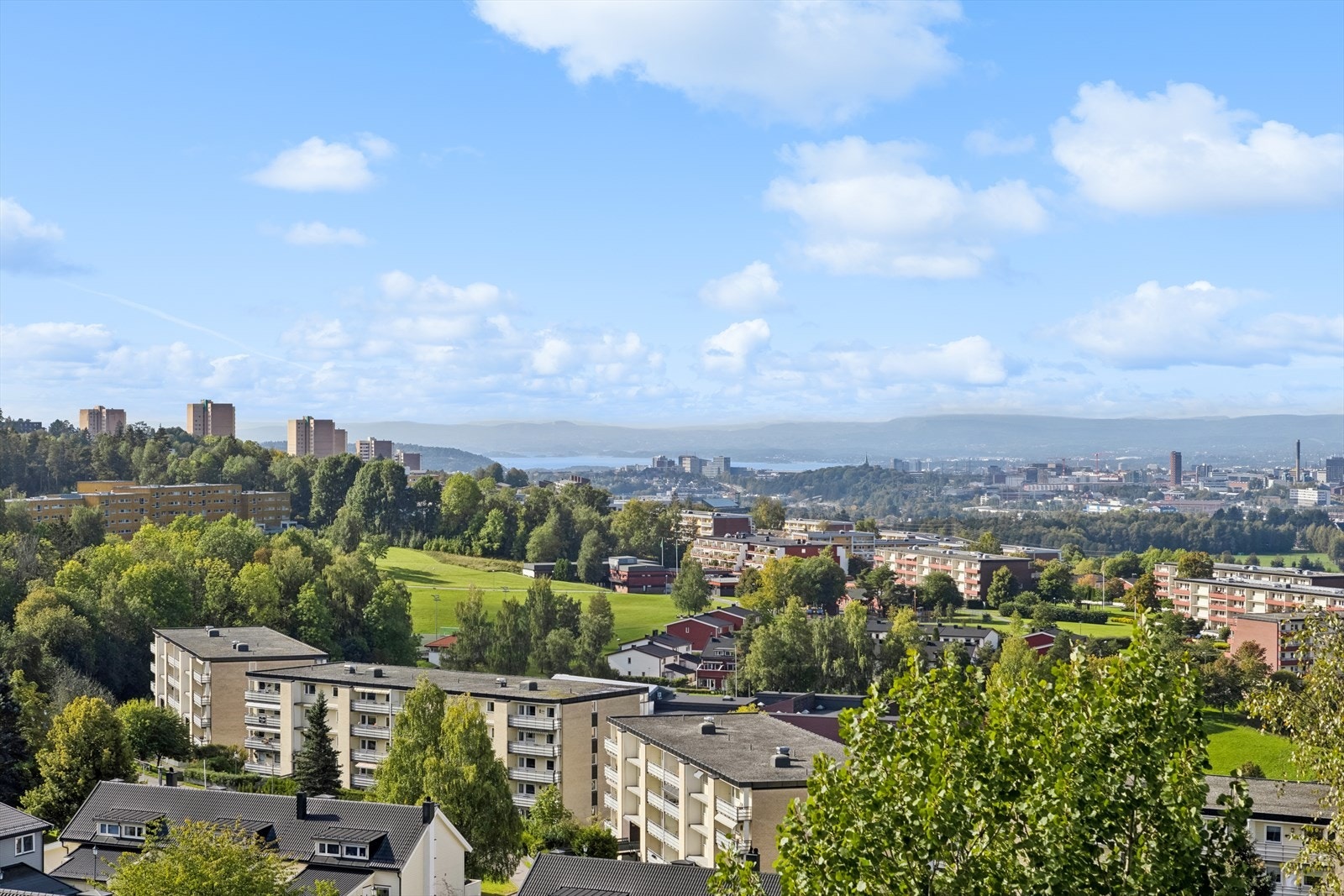 Du får også en nydelig panoramautsikt utover Oslofjorden. Galleribilde