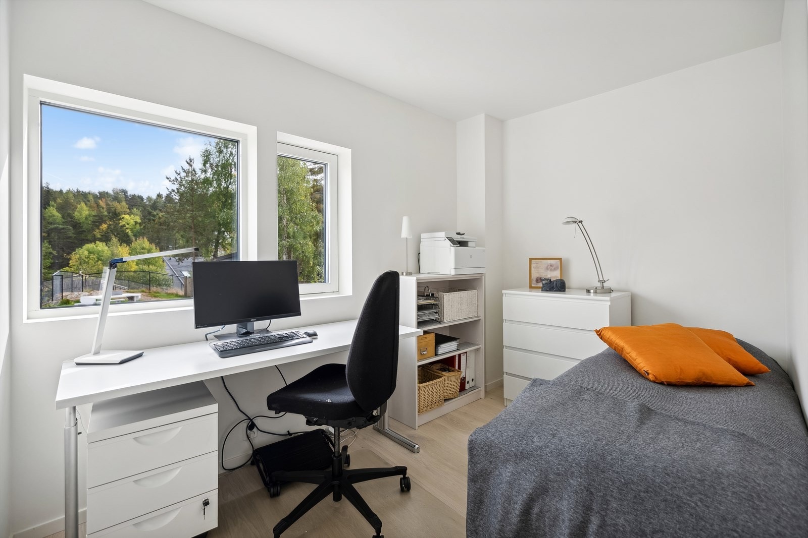 Soverom III er noe mindre i størrelse med passer ypperlig som et koselig barnerom, kontor eller gjesterom. Galleribilde