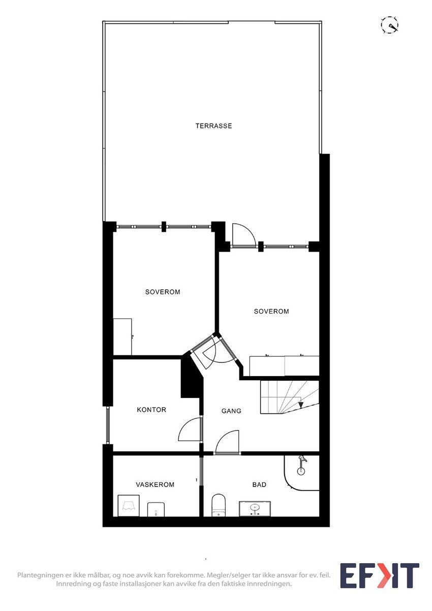 Plantegning underetasje Galleribilde