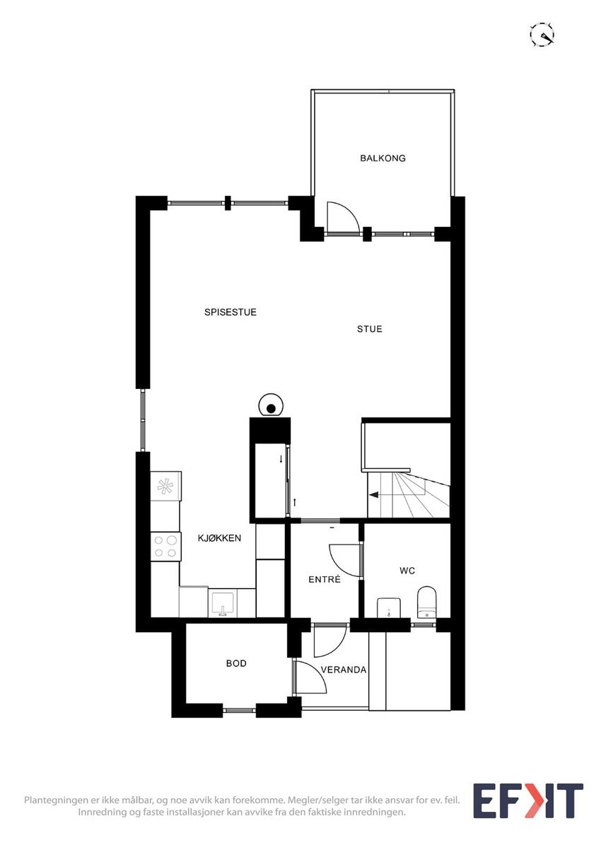 Plantegning hovedetasje Galleribilde