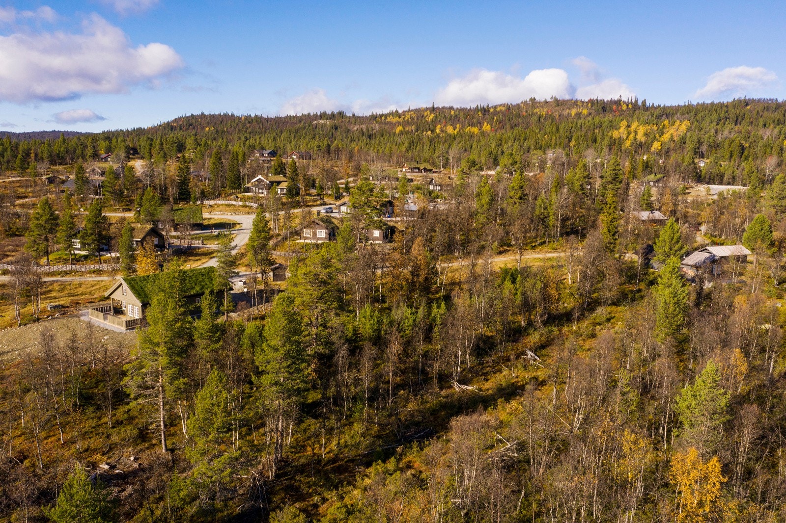 Flott beliggende i veletablert hyttefelt Galleribilde