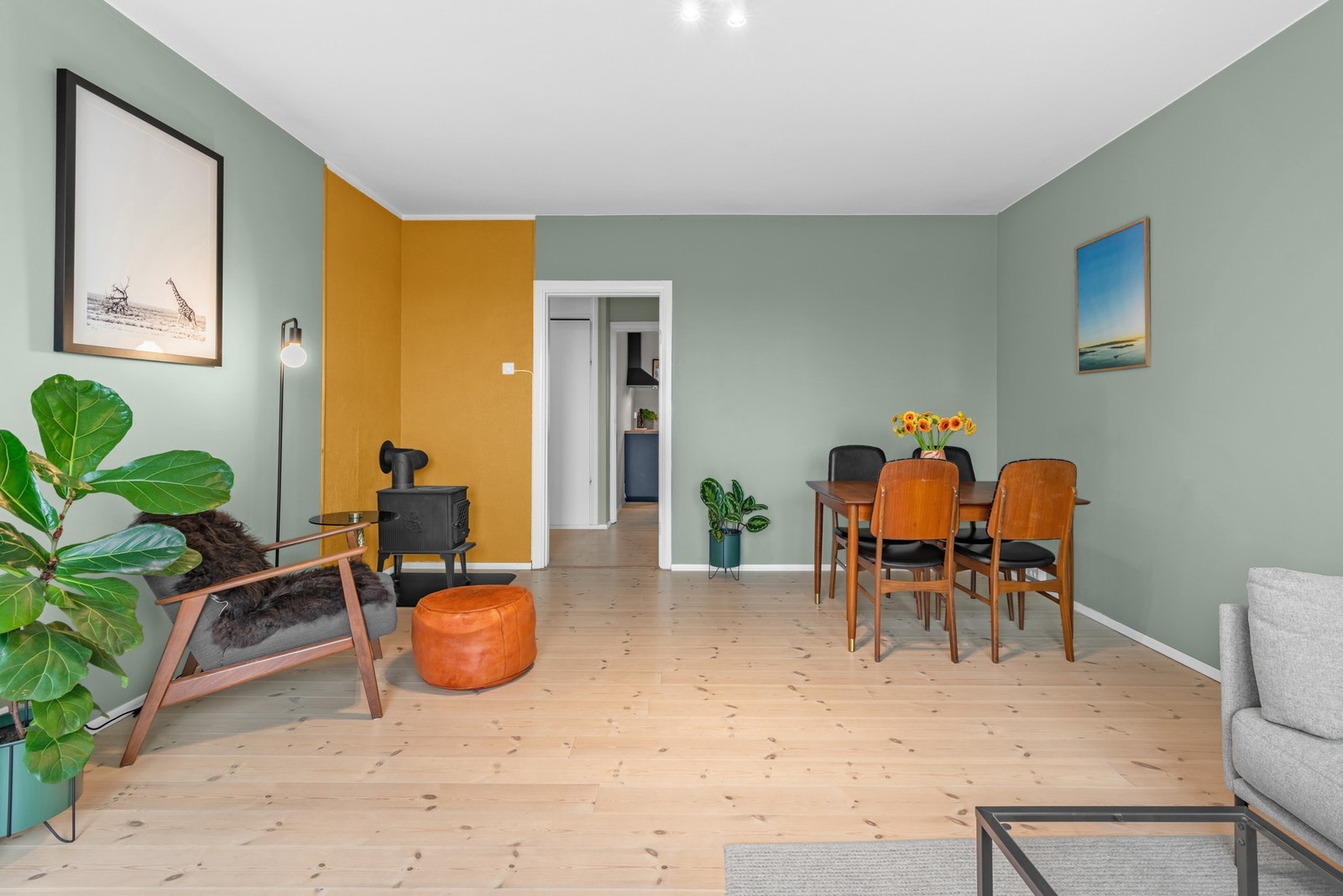 Stue med god planløsning Galleribilde