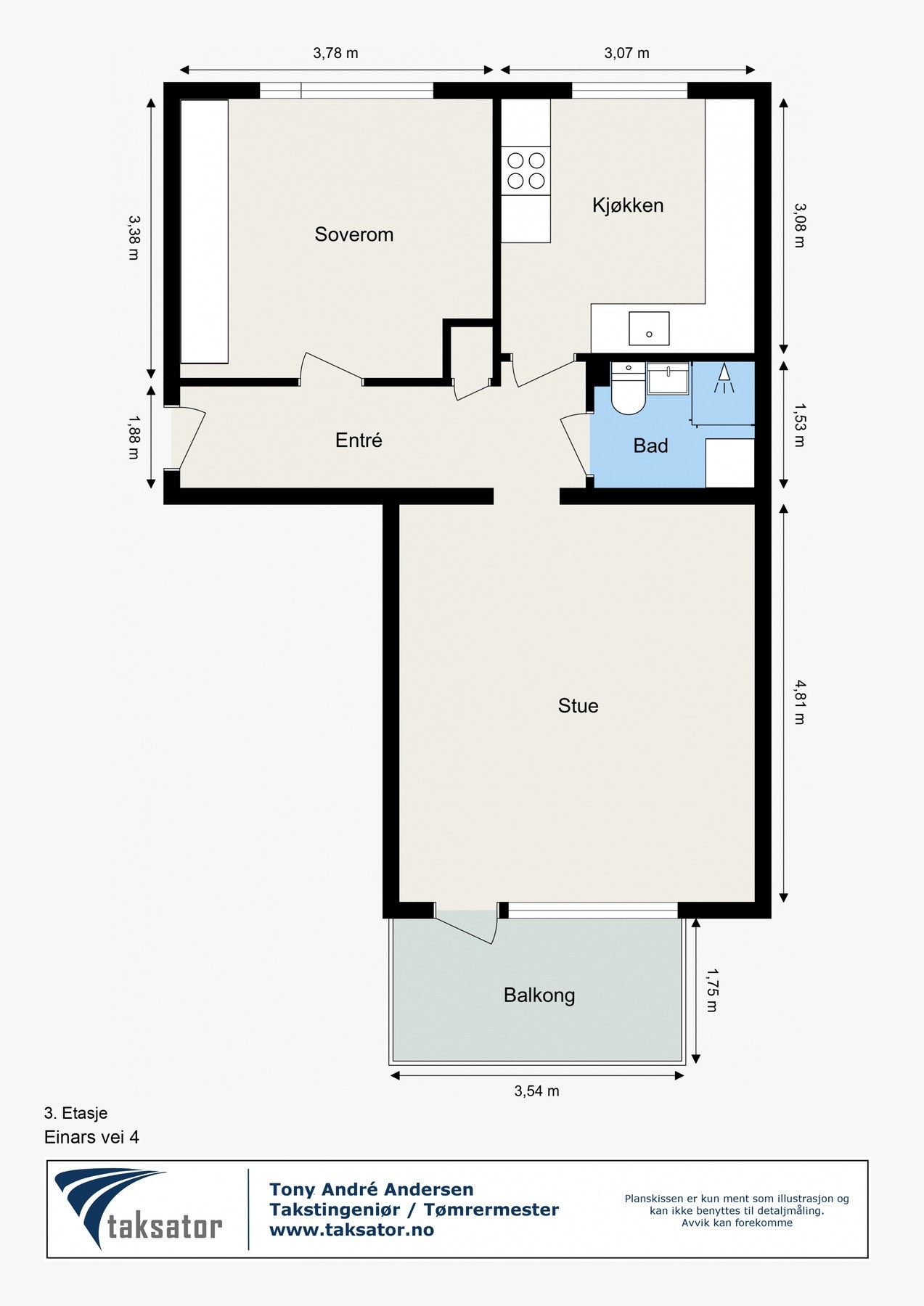 Plantegning Galleribilde