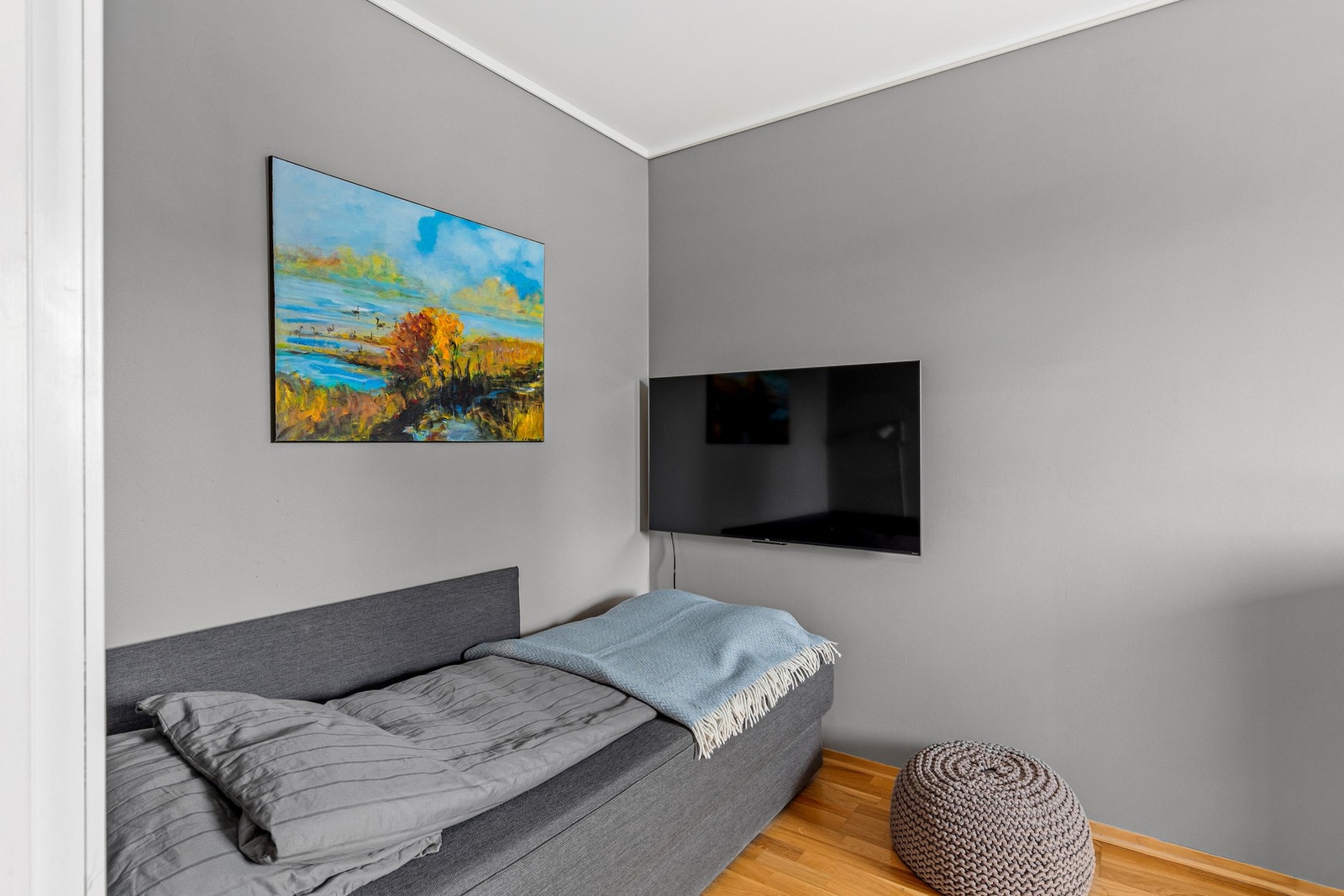 Boligens siste soverom er 8,6 kvm. Galleribilde