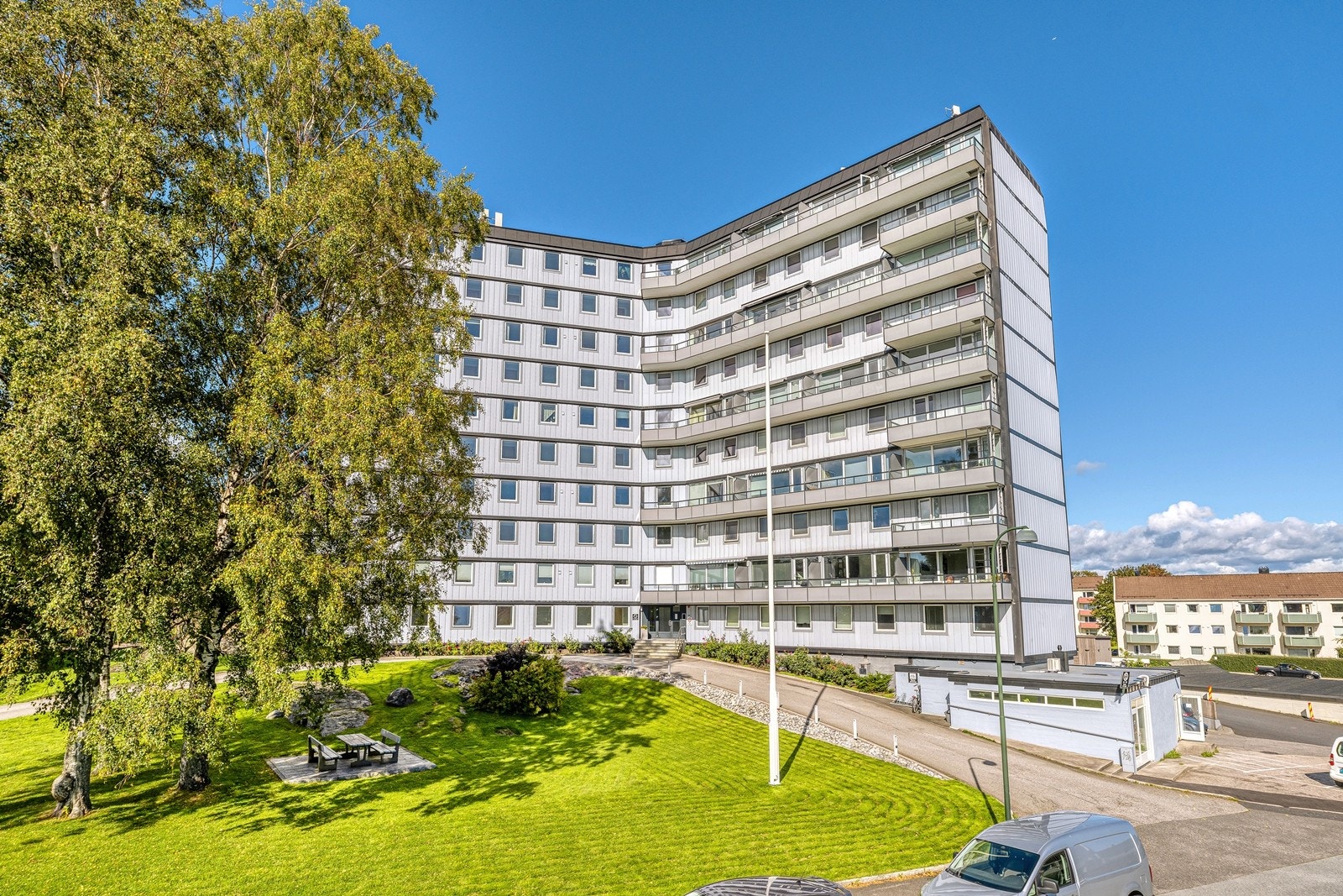 Stjerneblokka er en velkjent blokk og borettslag på Lund. Galleribilde