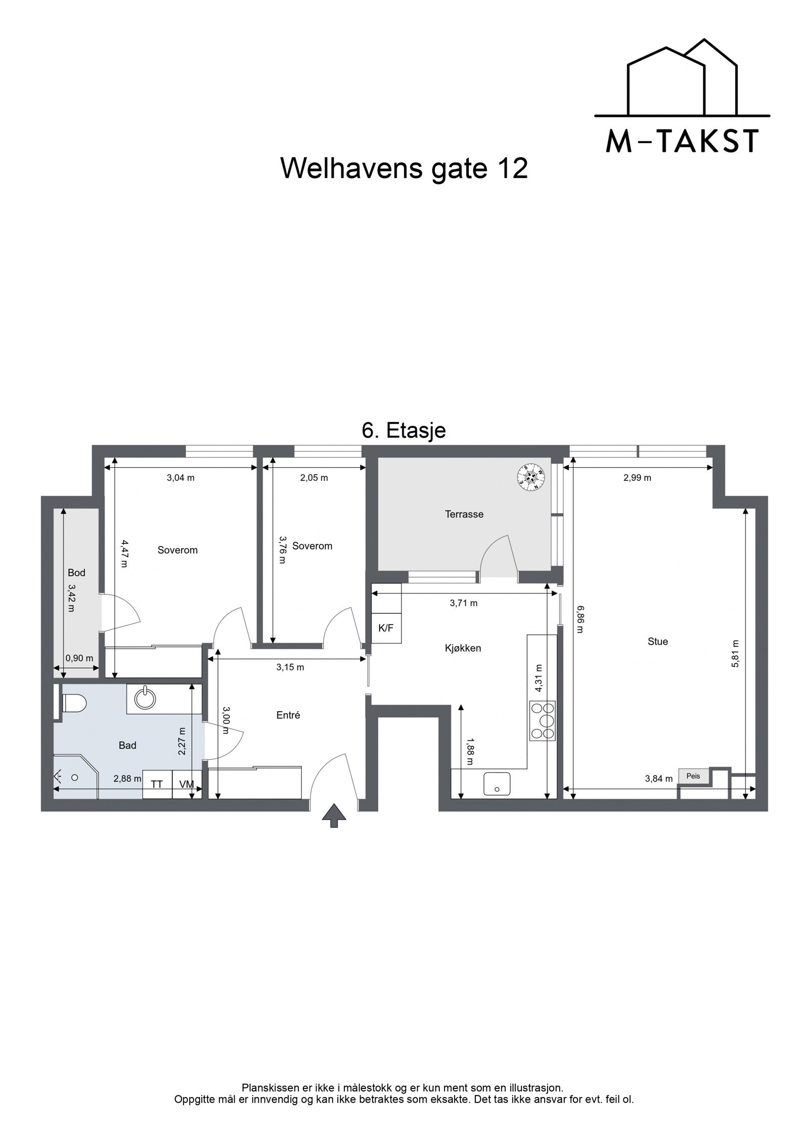 Plantegning Galleribilde