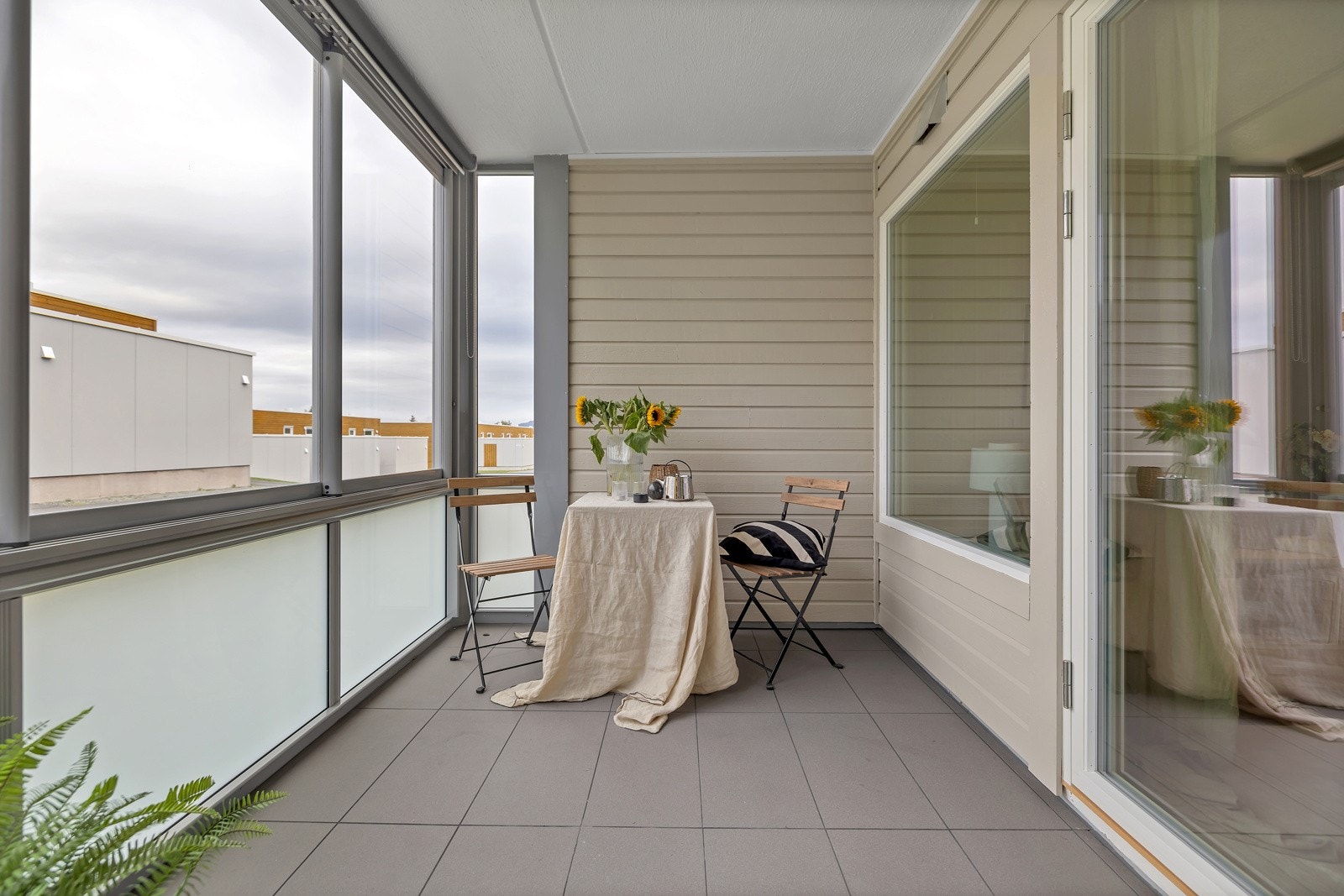 Det er nylig lagt nye fliser Galleribilde