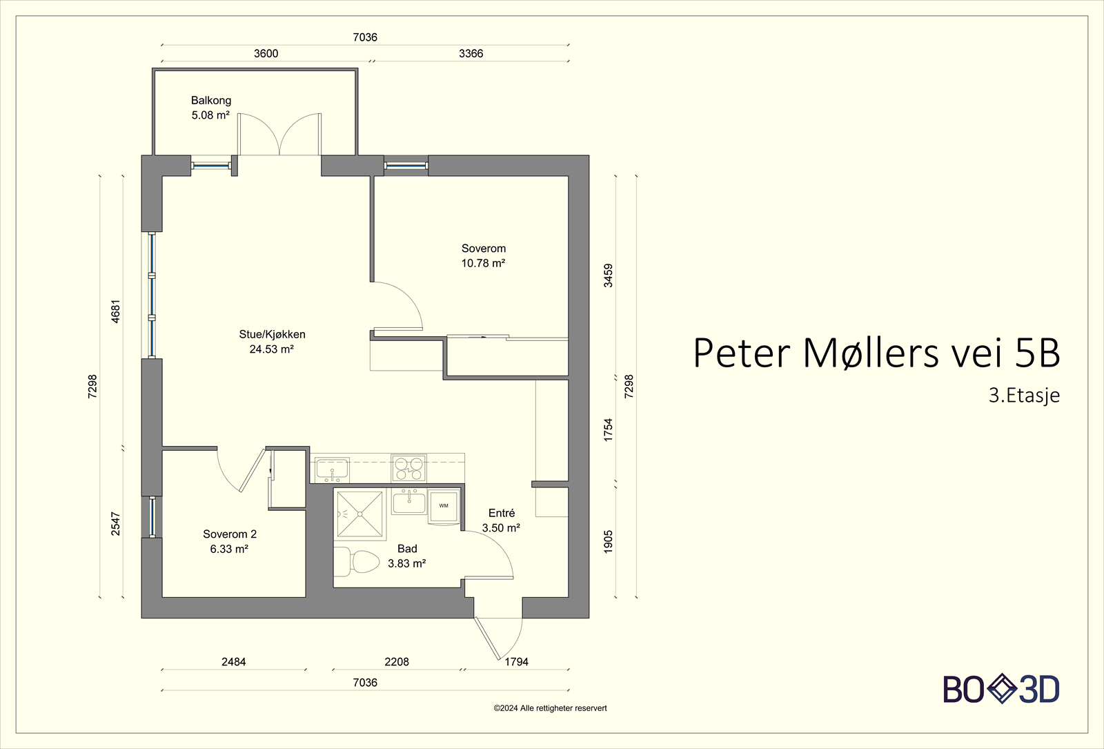 Plantegning. Galleribilde