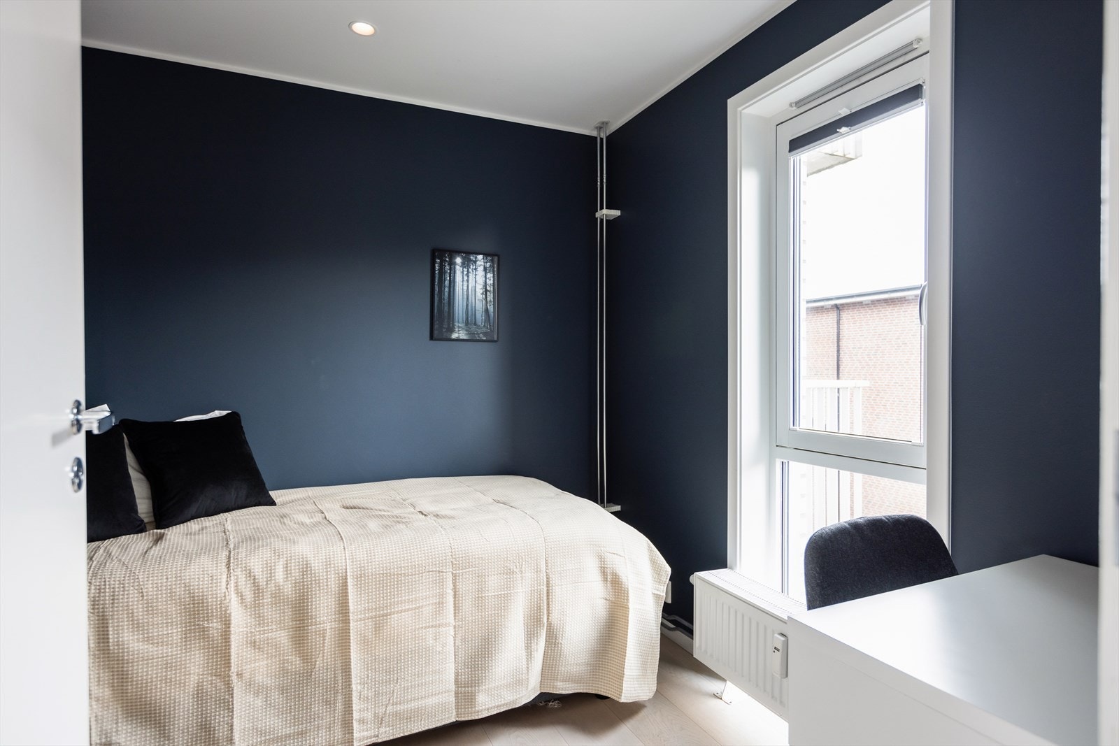 Leiligheten andre soverom er også av god størrelse. Galleribilde