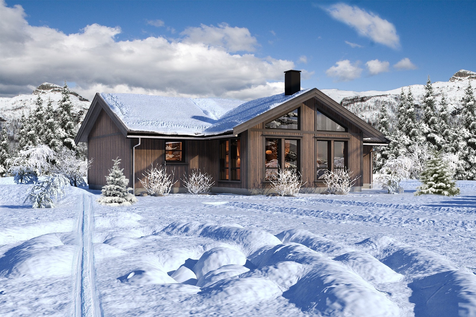 Blåne TE1 Fasade Galleribilde