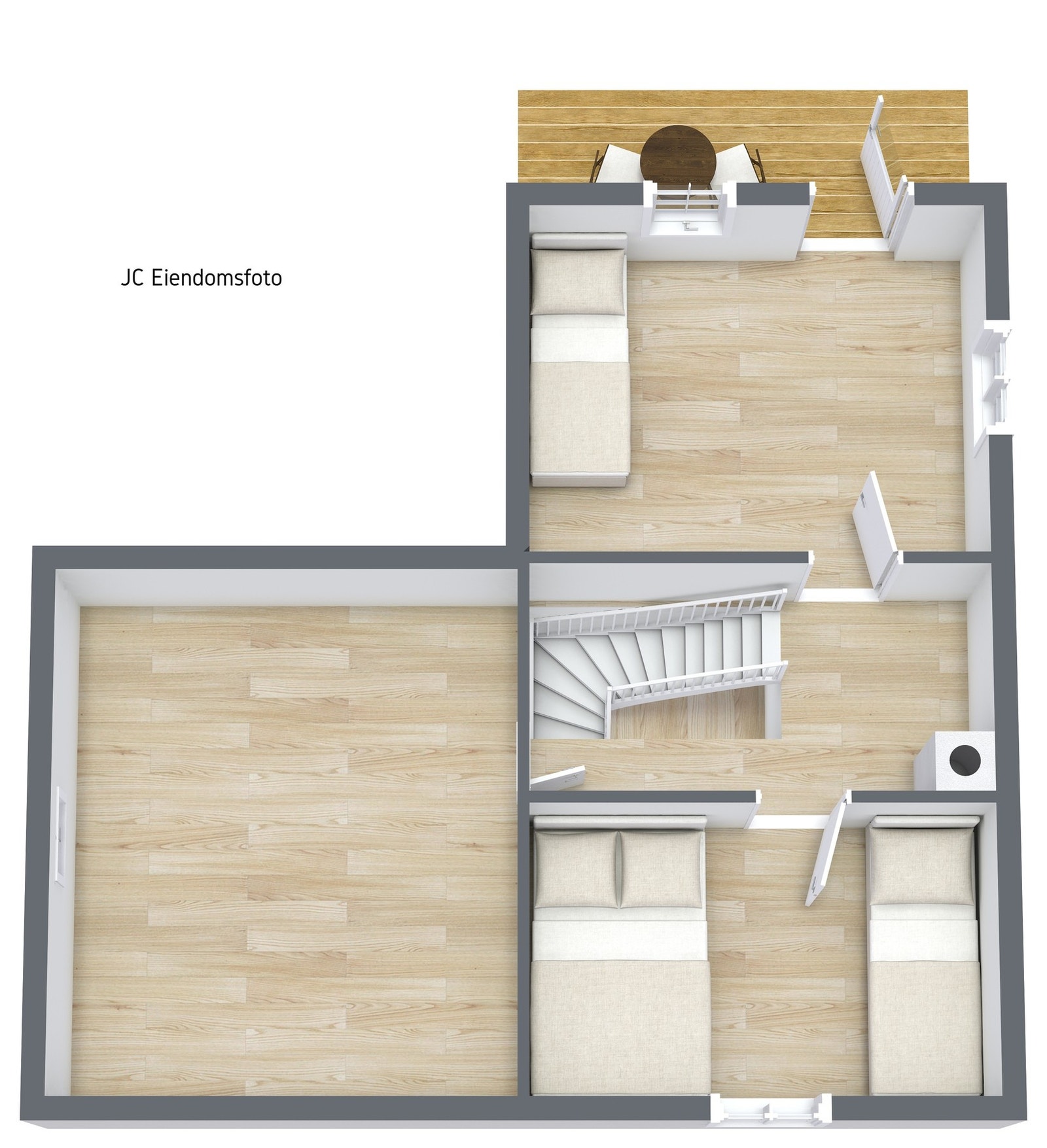 Planløsning loft Galleribilde