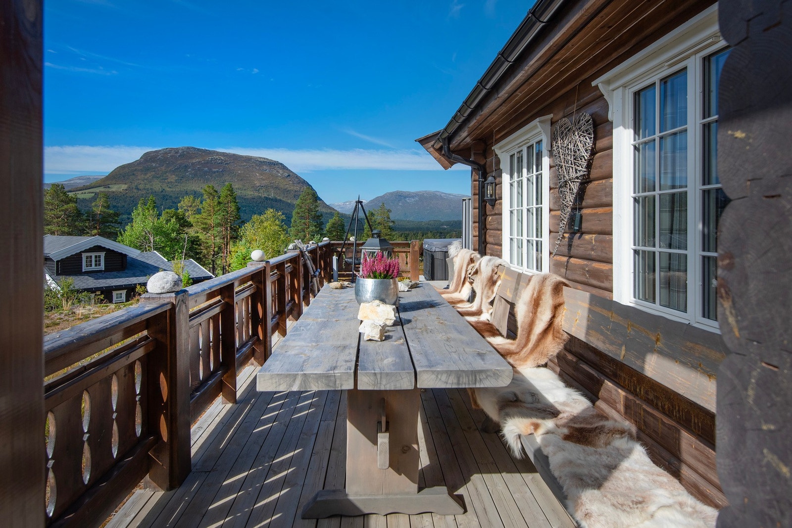 Flotte uteområder med gode sol og utsiktsforhold. Galleribilde