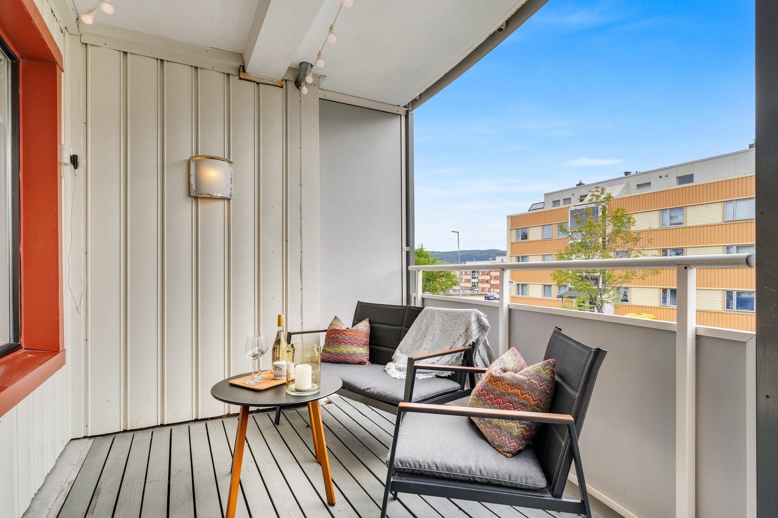 Her er det plass til en hyggelig sittegruppe. Galleribilde