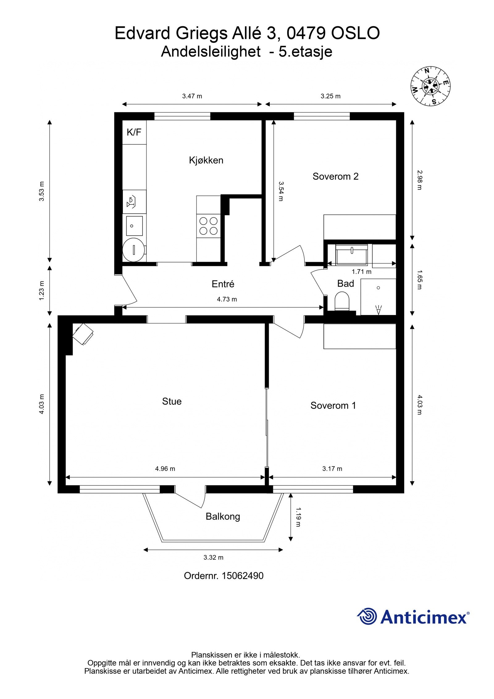 Plantegning 2D. Galleribilde
