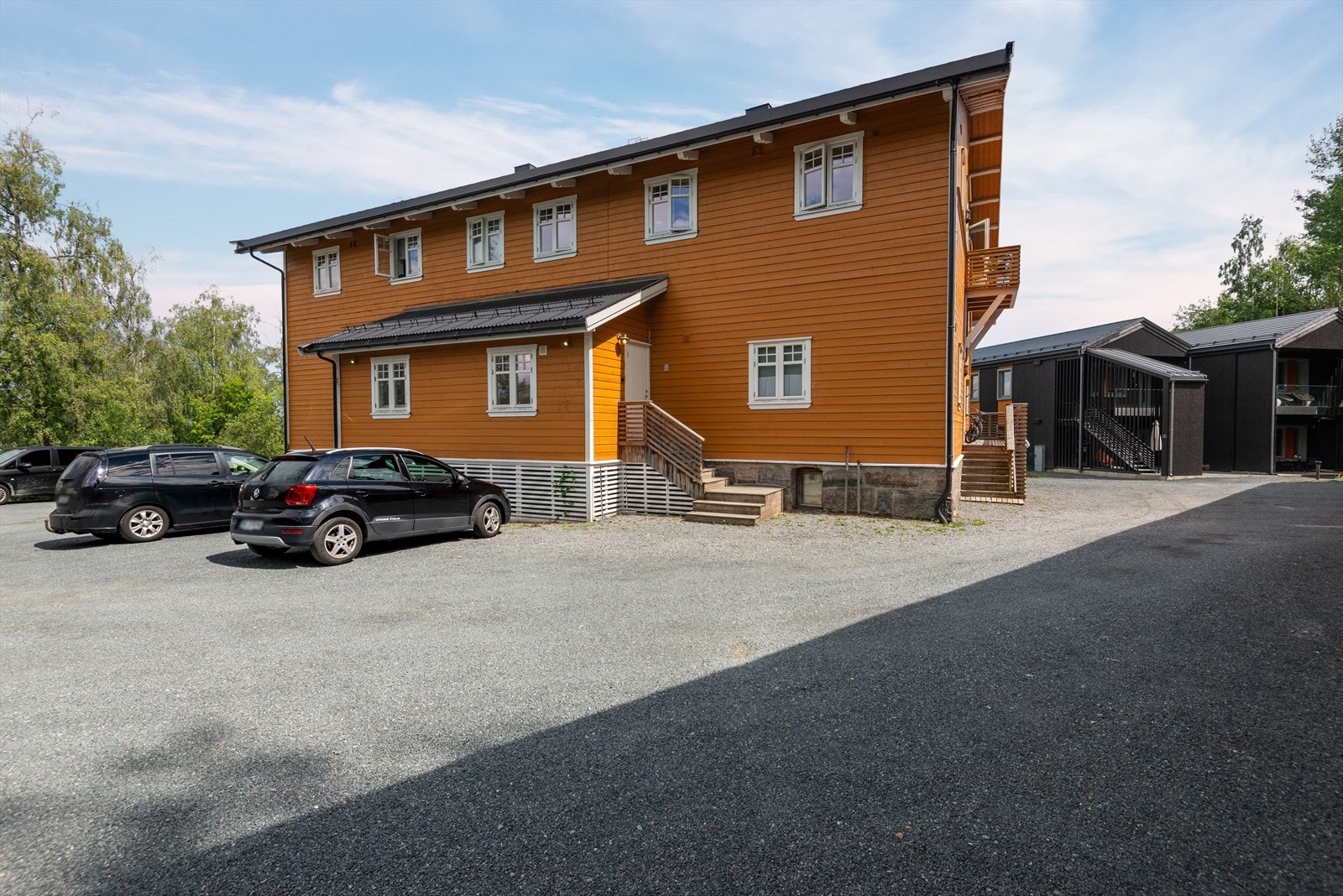 God plass til bilen. Galleribilde