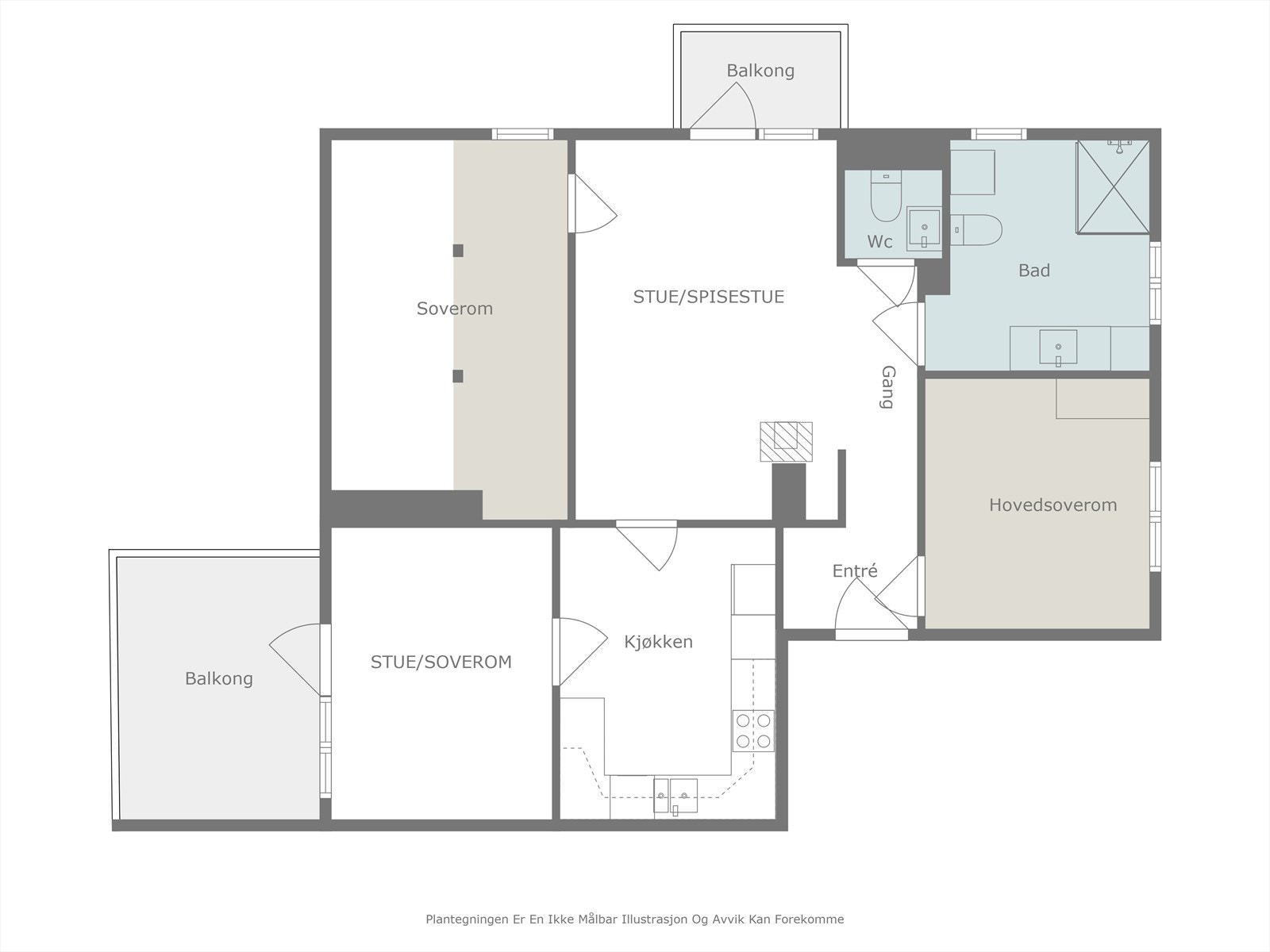 Plantegning Galleribilde