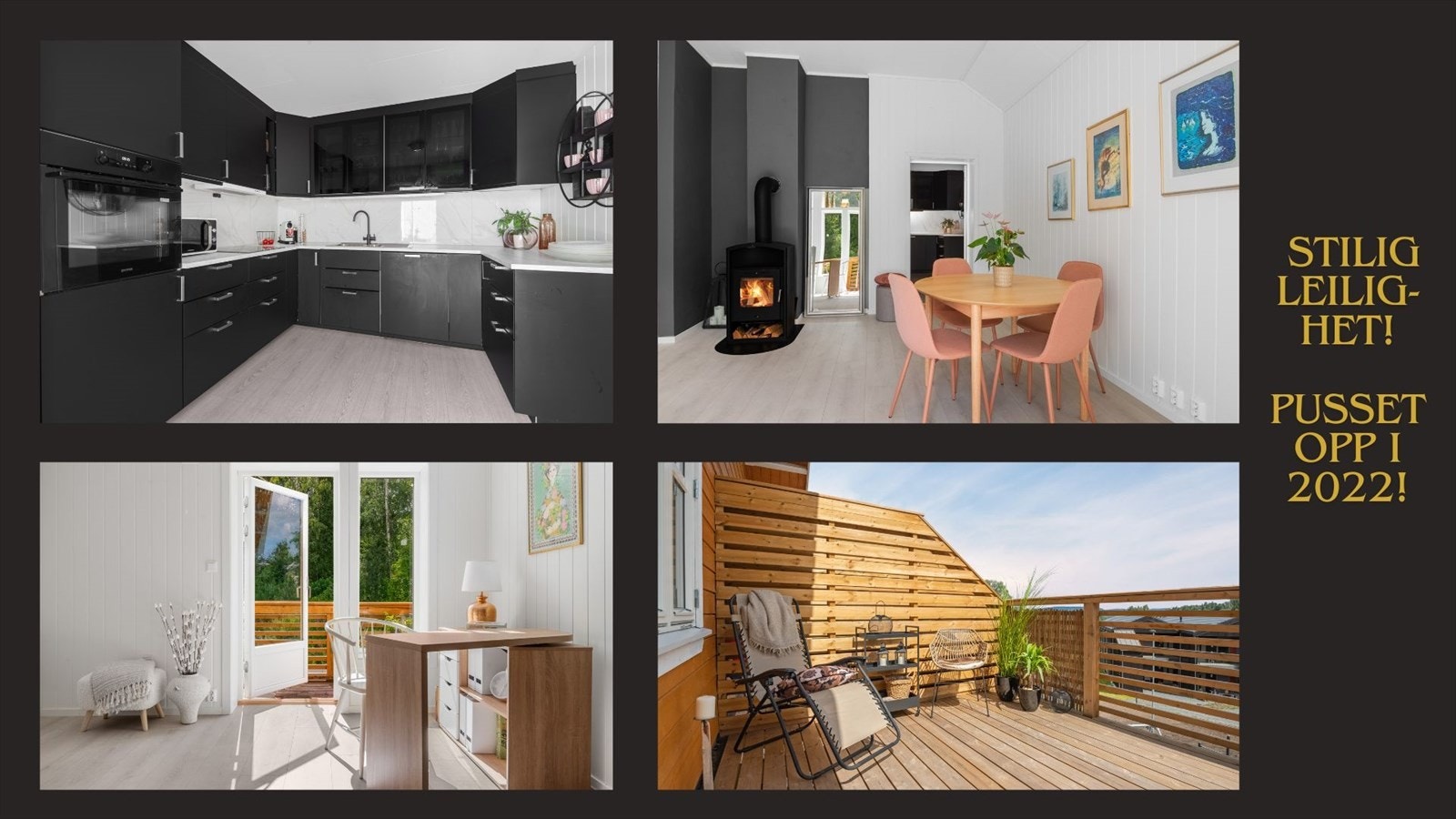 Velkommen til Store Slaggveg 16D; en lys og delikat leilighet! Galleribilde