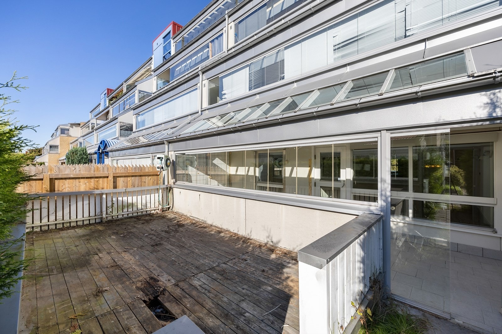 Privat terrasse på ca. 15 m² Galleribilde