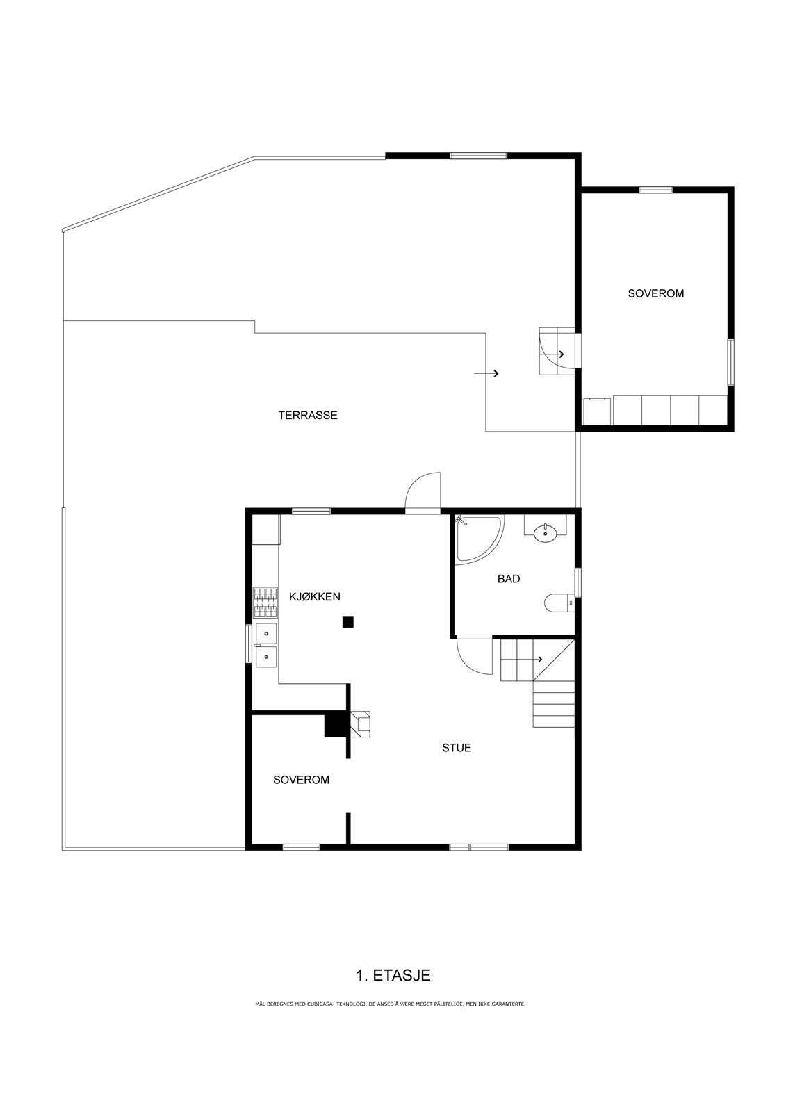 Veiledende plantegning - Ikke målbar Galleribilde