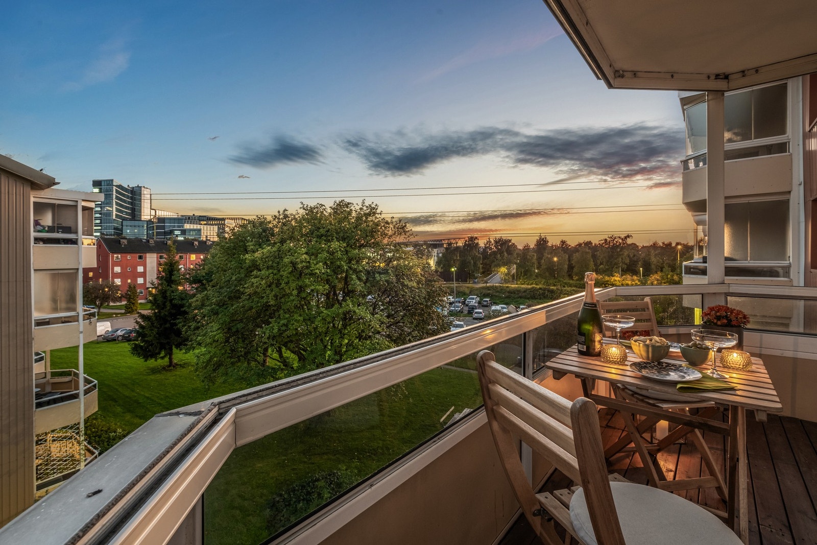 Flott utsikt i retning Helsfyr. Galleribilde