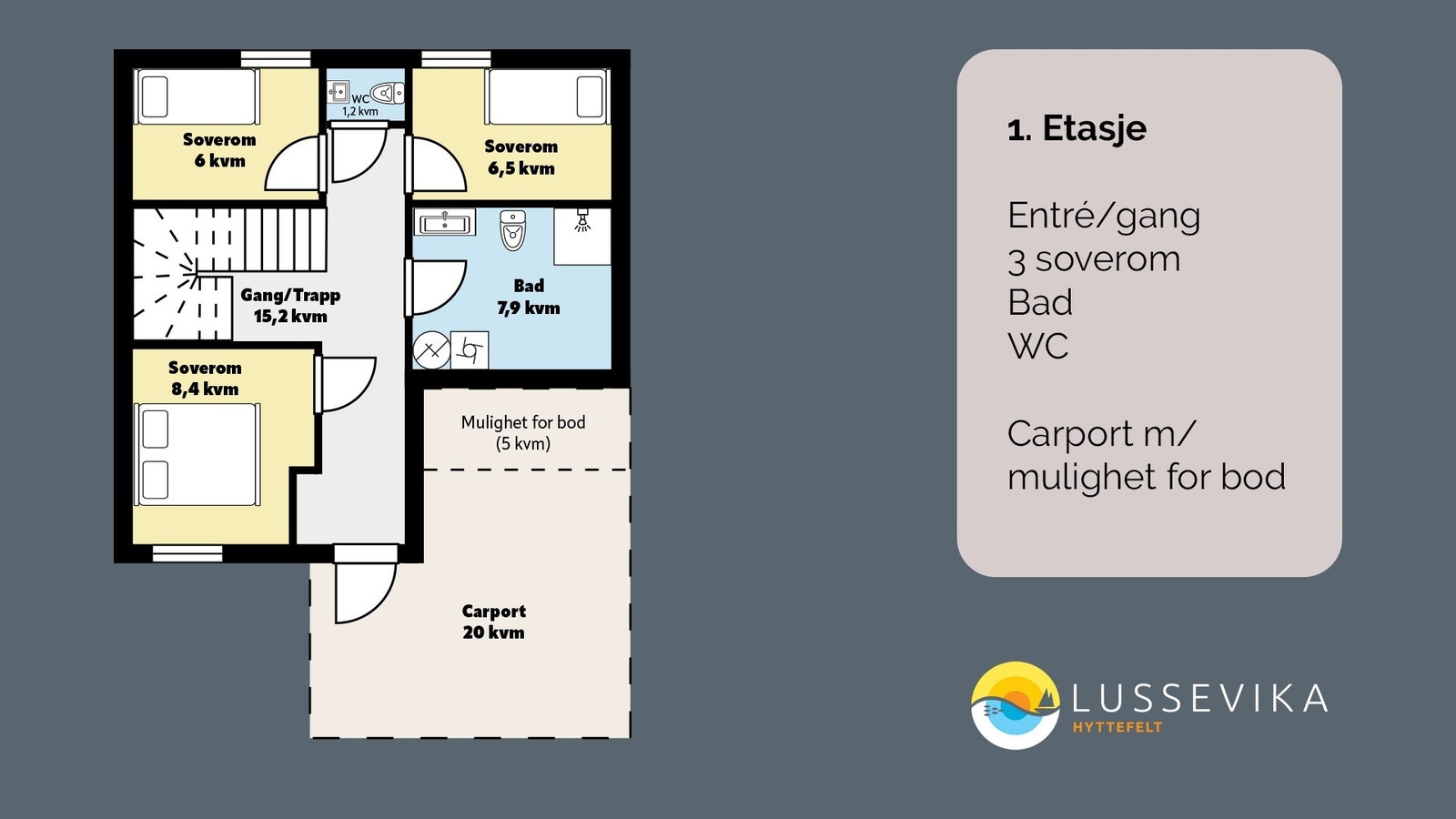 Plantegning - 1. etasje Galleribilde