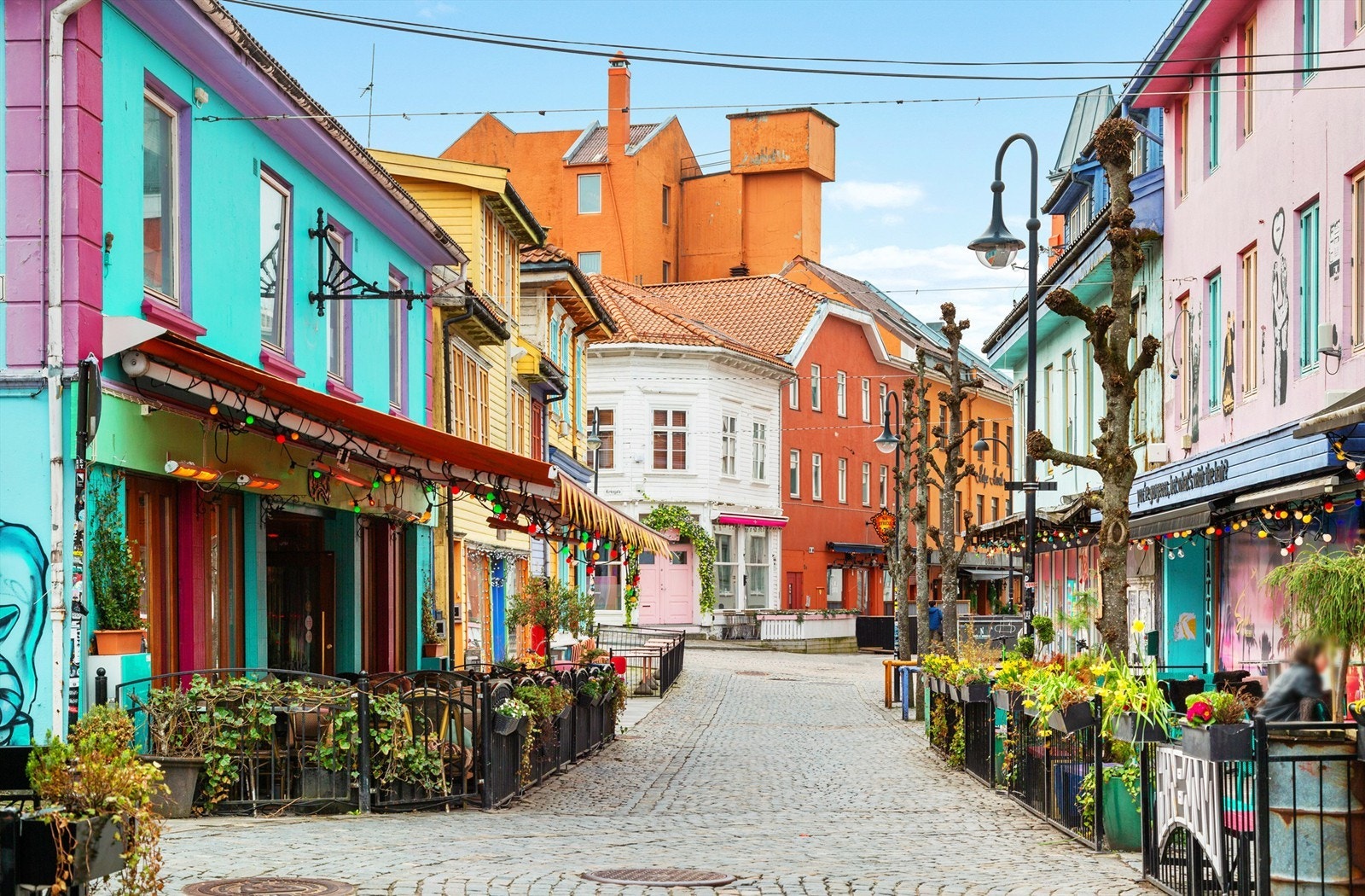 Fargegaten i Stavanger Galleribilde