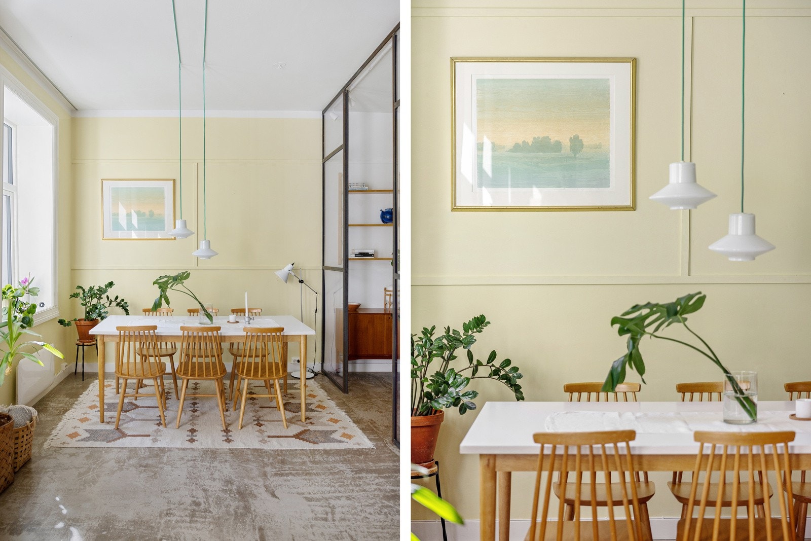 God plass til et større spisebord. Galleribilde